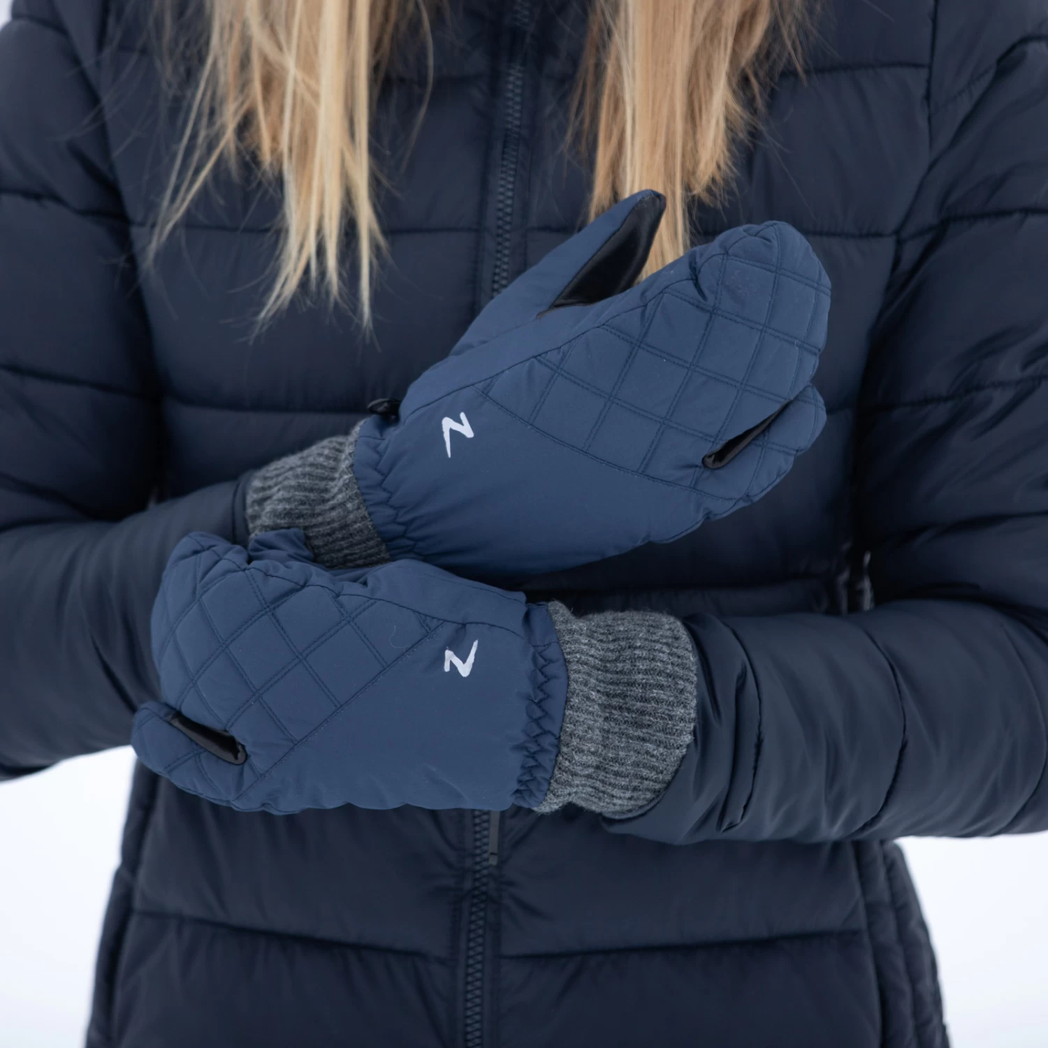 Horze Padded 3-Finger Winter Mittens
