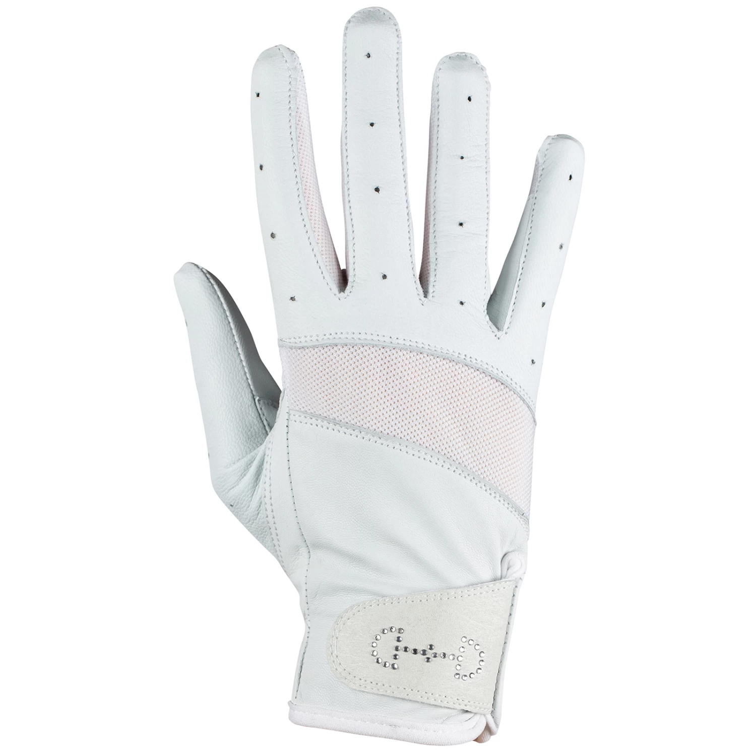 Horze Women's Leather Mesh Riding Gloves