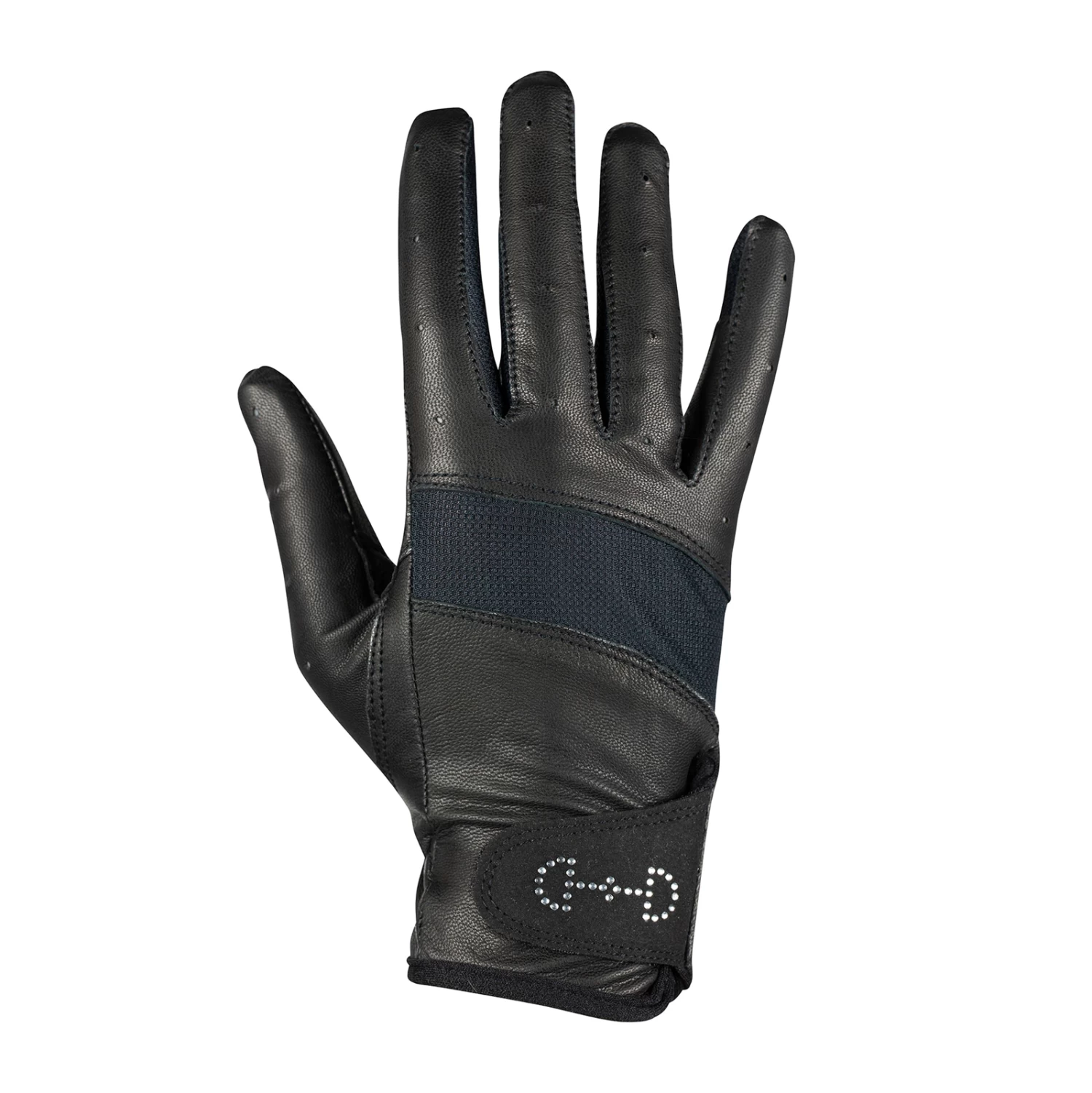 Horze Women's Leather Mesh Riding Gloves