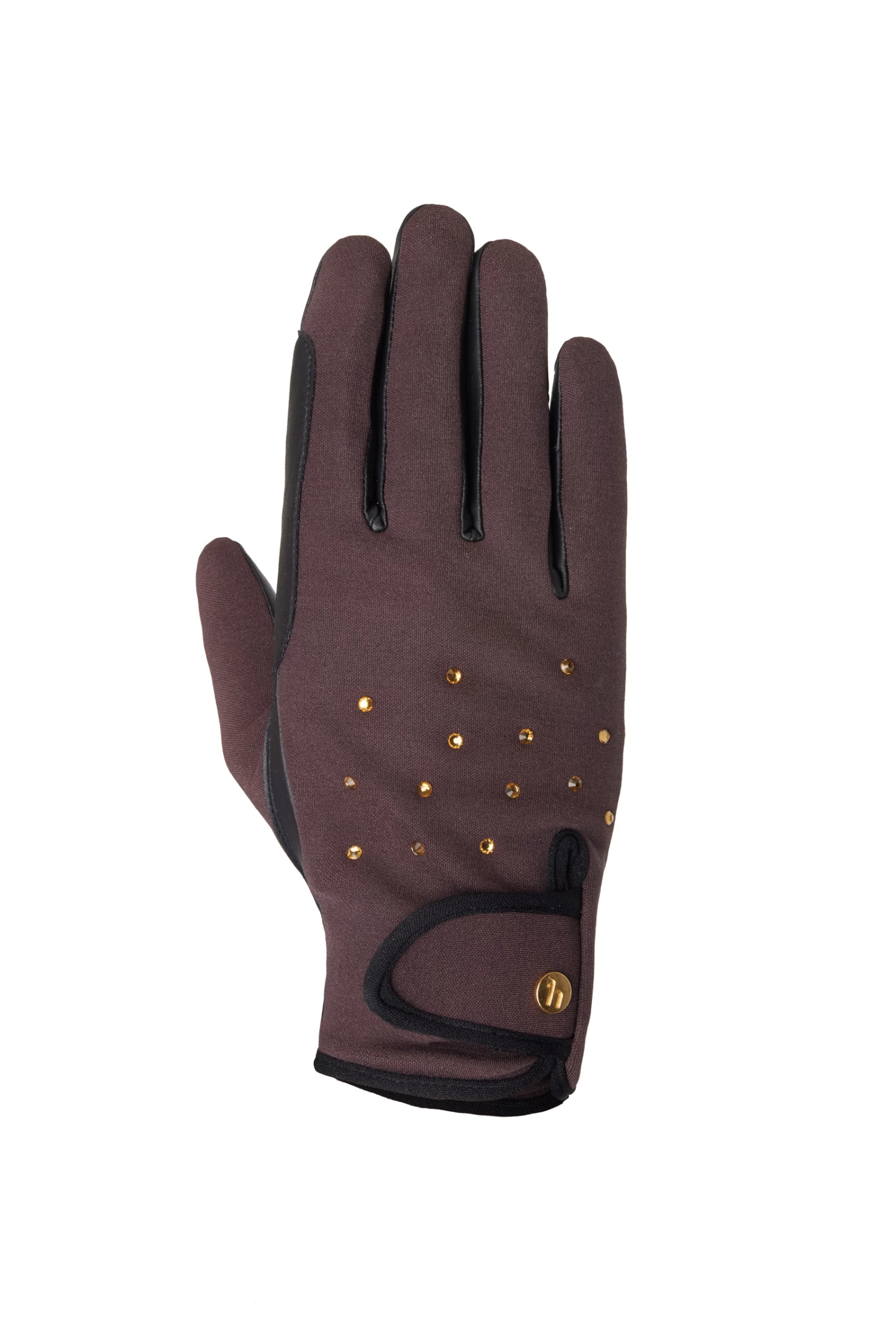 Horze Joana Winter Riding Gloves with Rhinestones