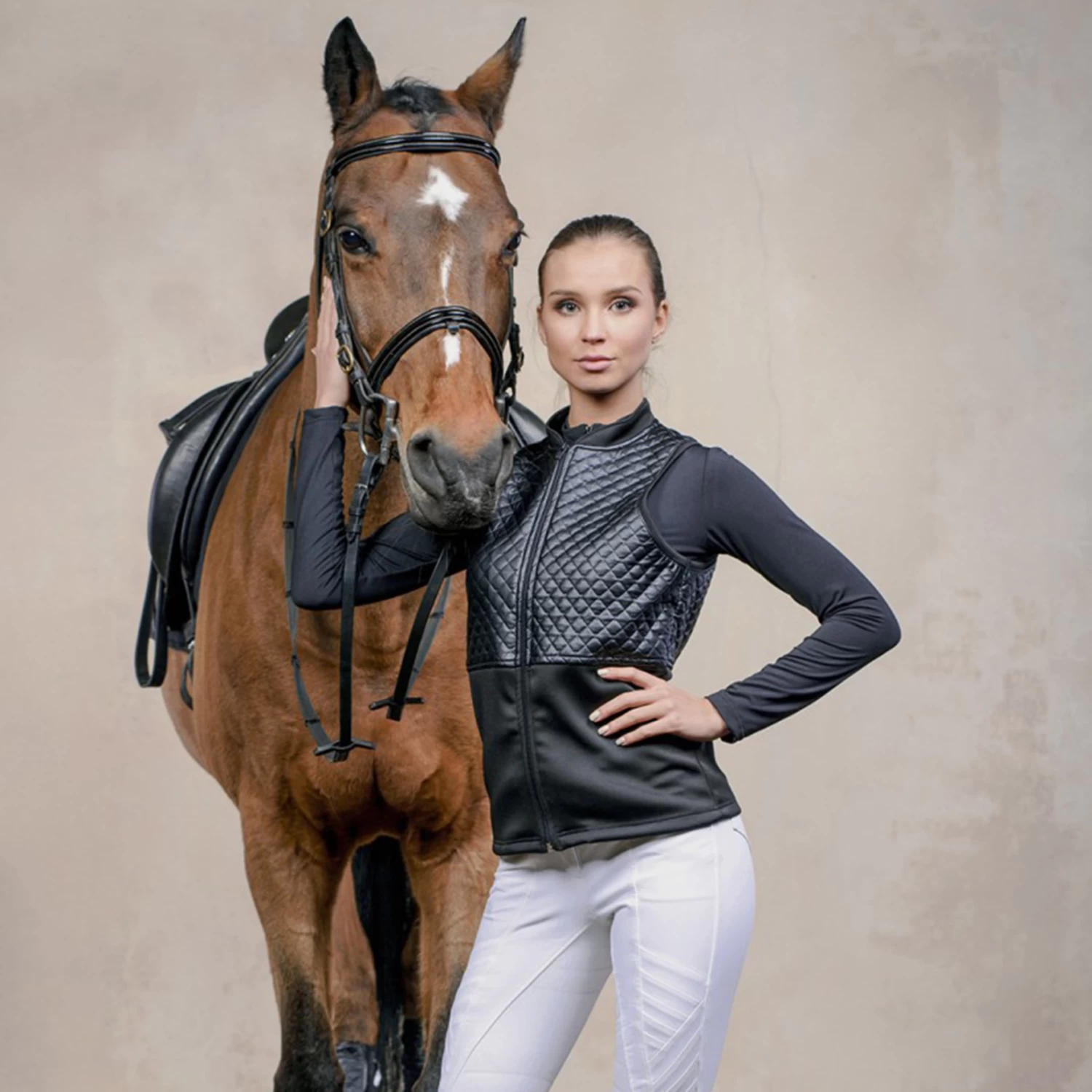 Cavalliera Grace Riding Vest with Waterproof Inserts