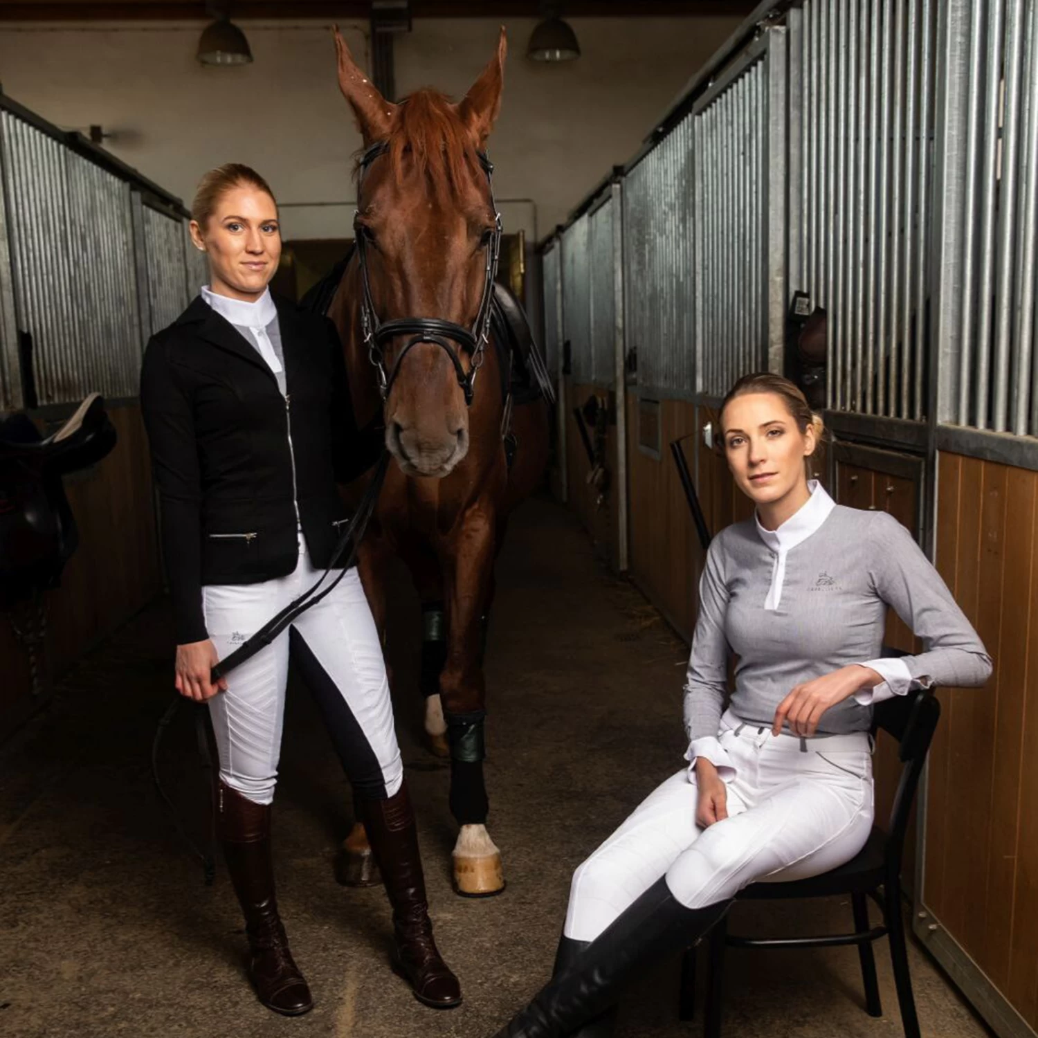 Cavalliera Universe Long Sleeve Riding Show Shirt