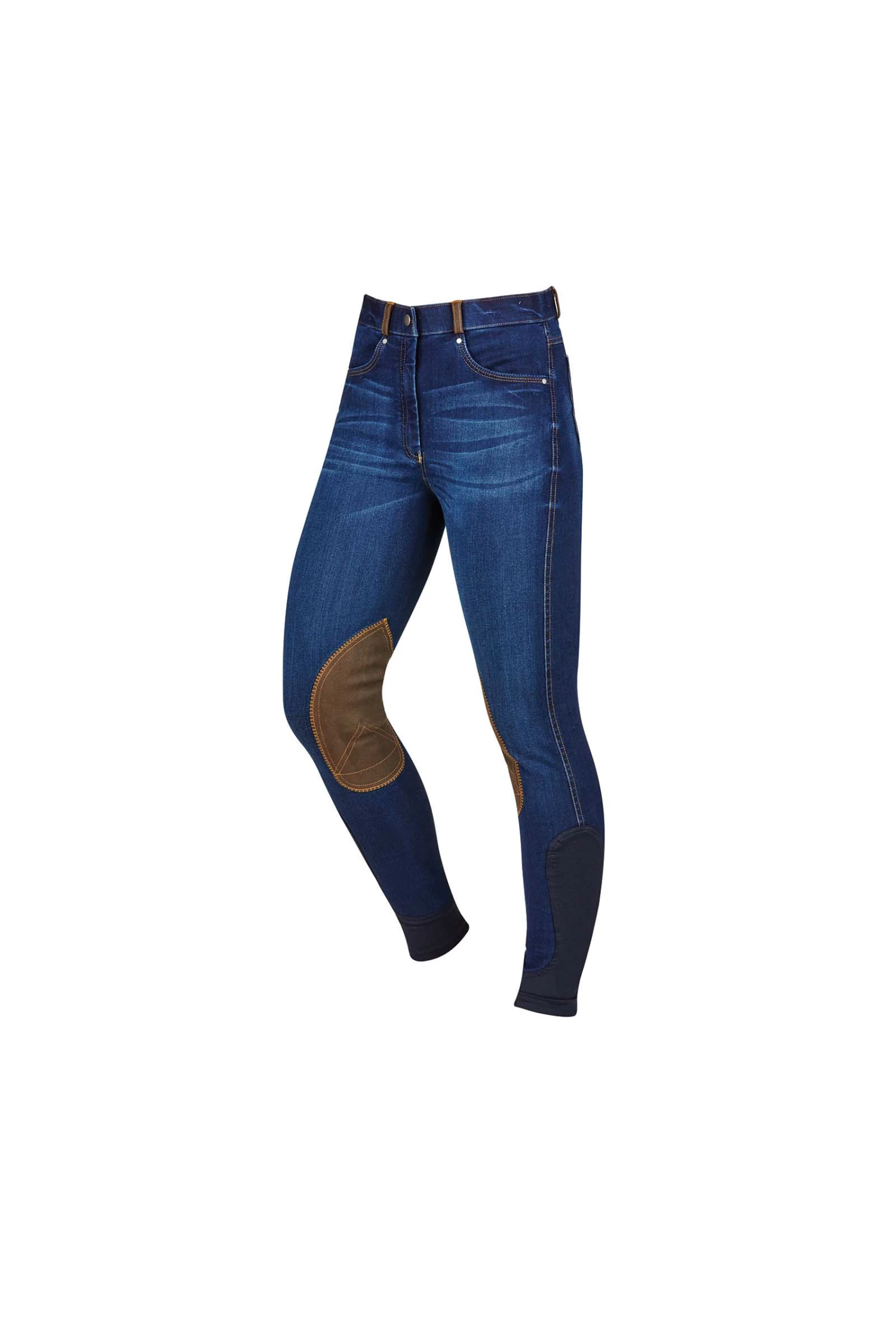 Dublin Shona Knee Patch Denim Breeches for Women