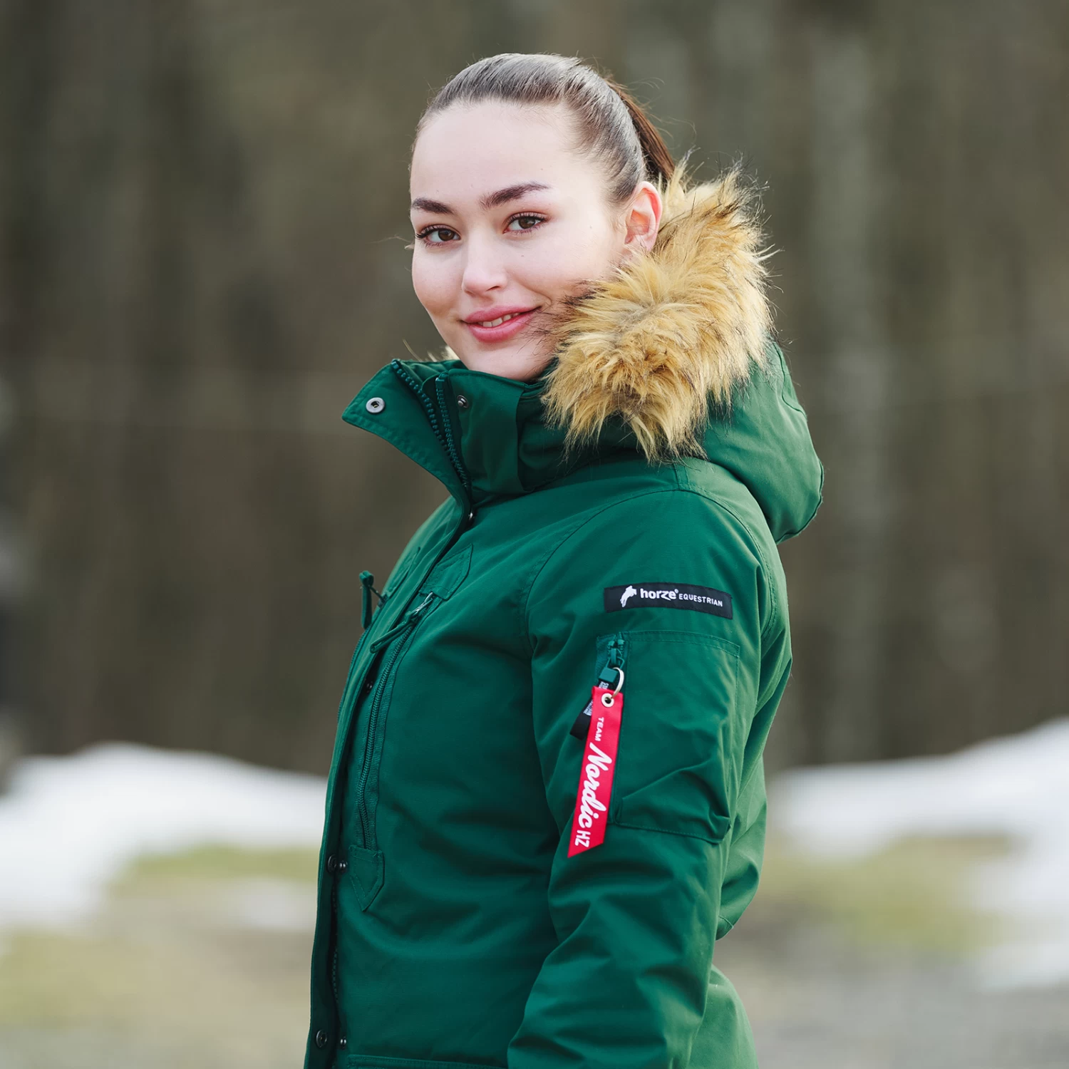 Horze Brooke Women's Long Parka Riding Jacket