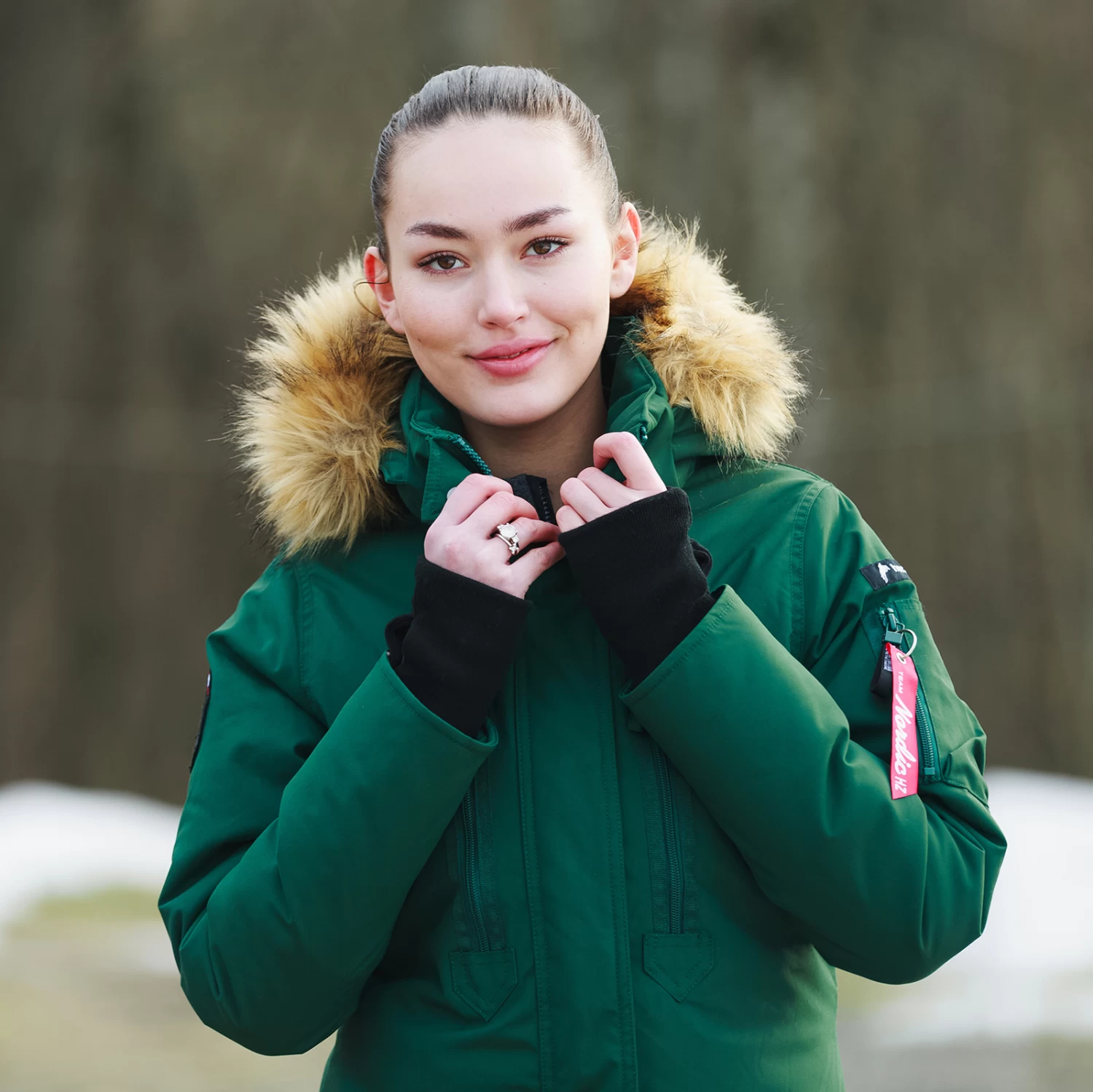 Horze Brooke Women's Long Parka Riding Jacket