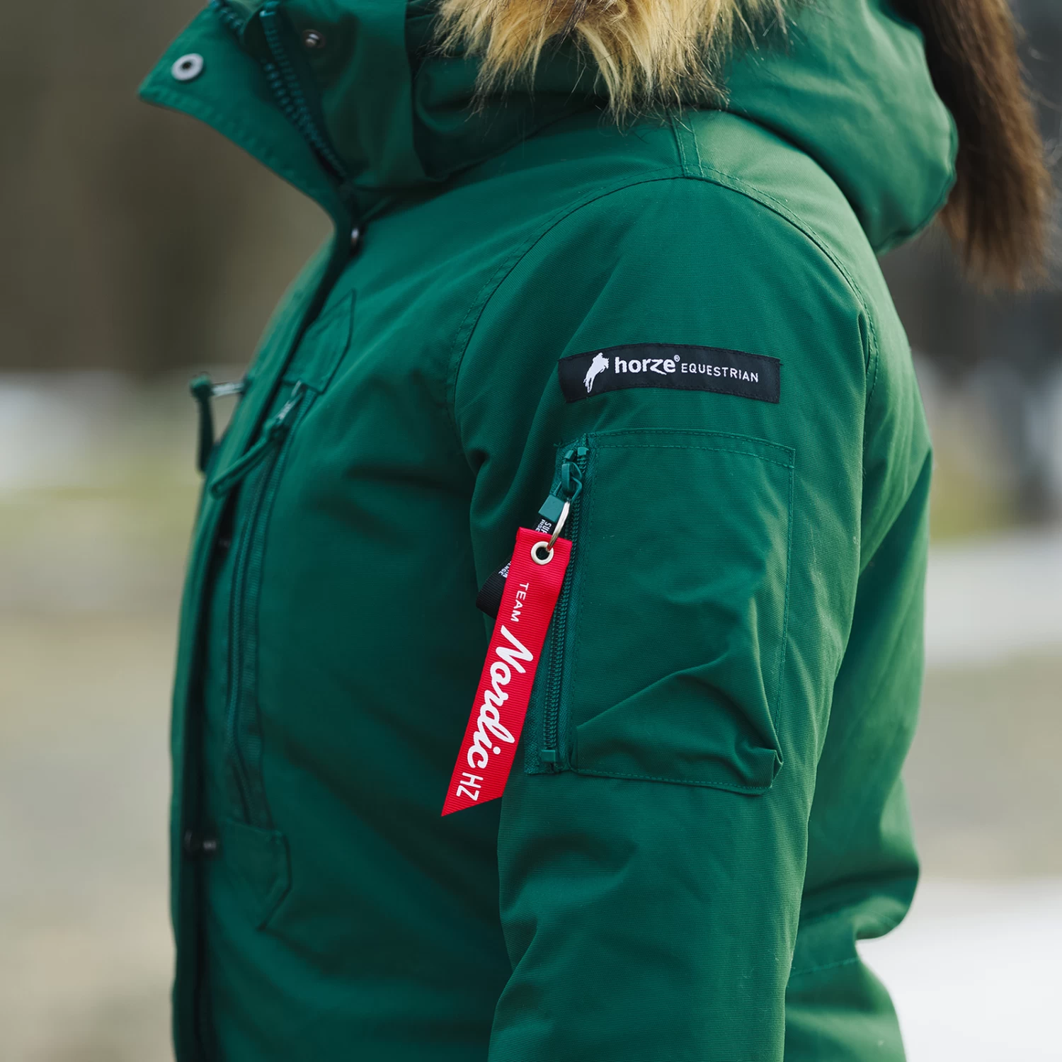 Horze Brooke Women's Long Parka Riding Jacket