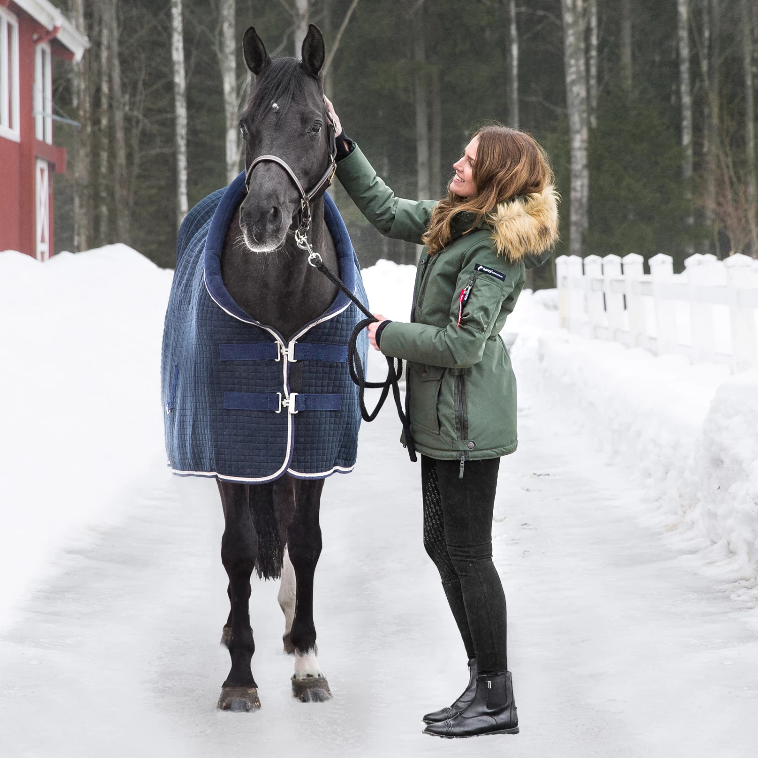 Horze Brooke Women's Long Parka Riding Jacket