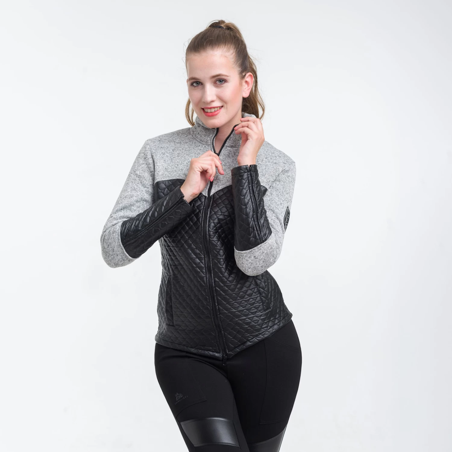 Cavalliera Capital Knitted Riding Jacket w/ Waterproof Inserts