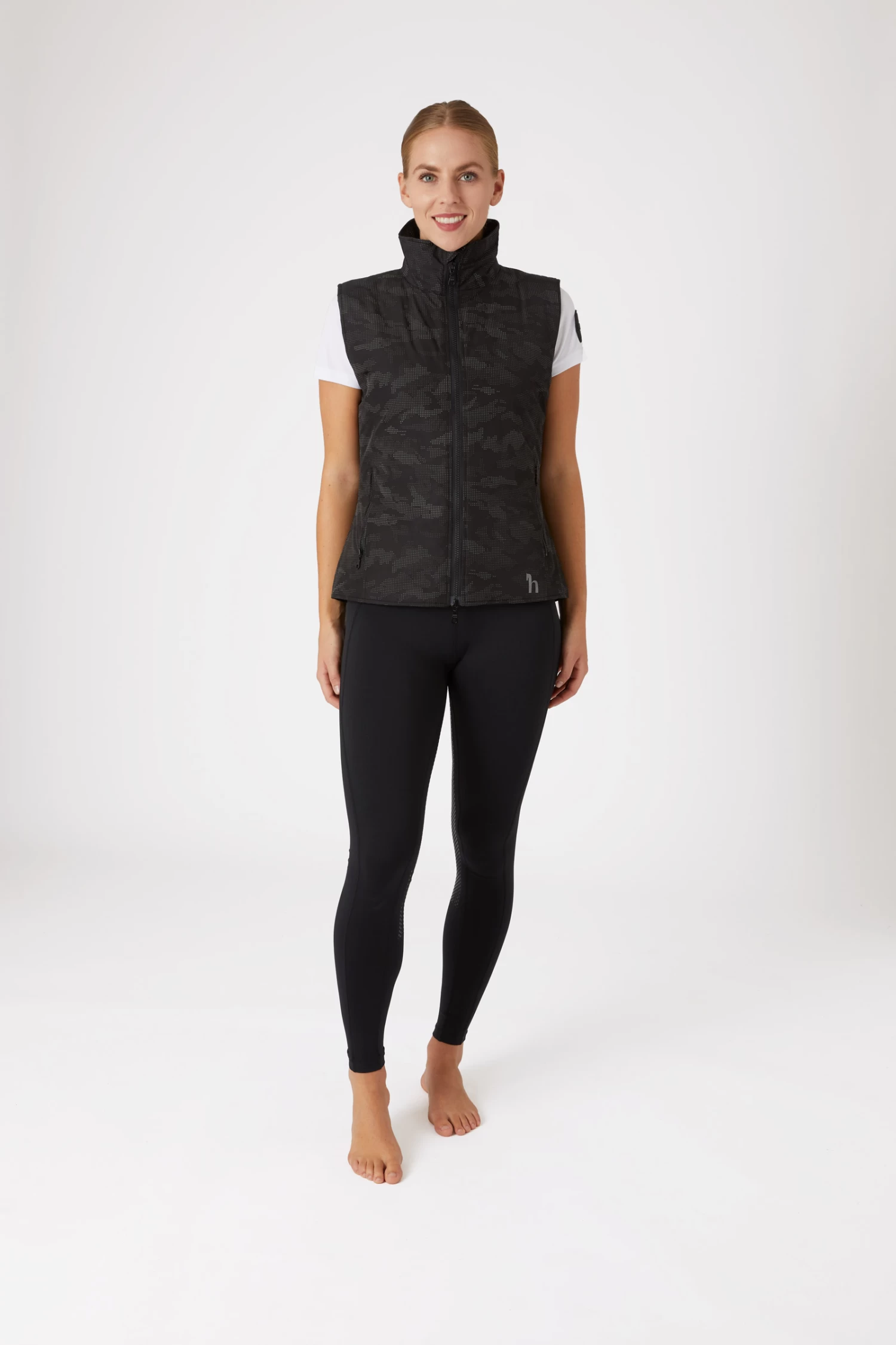 Horze Camo Luminox Reflective Women's Riding Vest