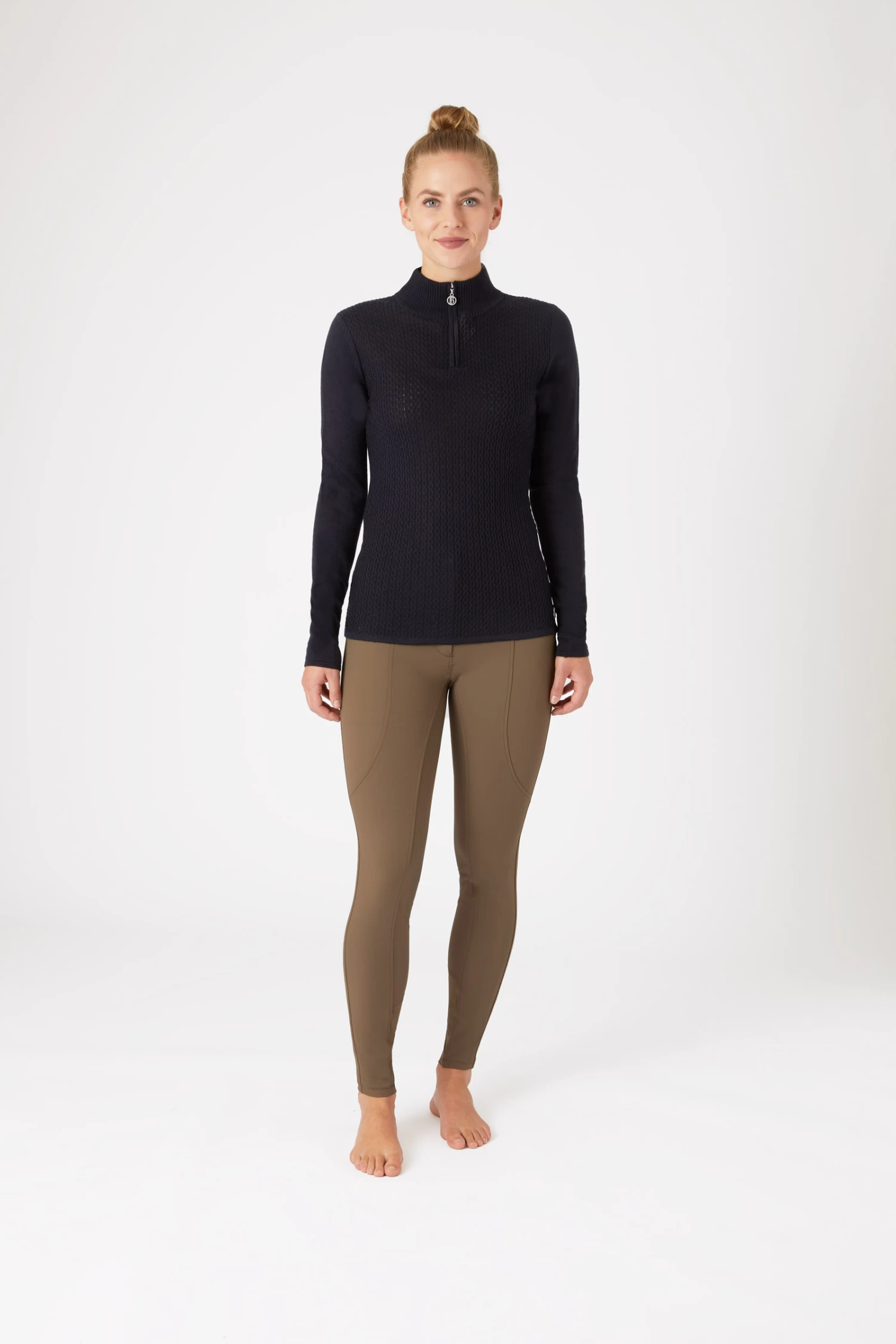 B Vertigo Ruth Women's Knitted Pullover with Zipper