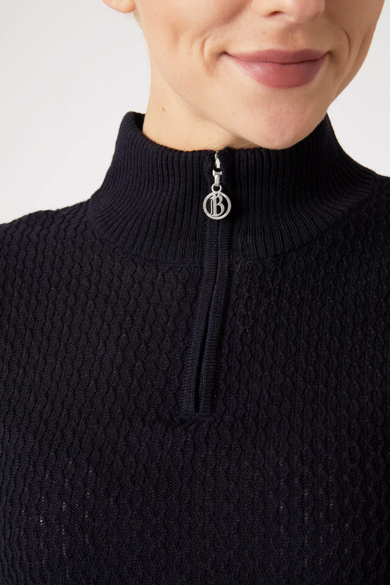 B Vertigo Ruth Women's Knitted Pullover with Zipper