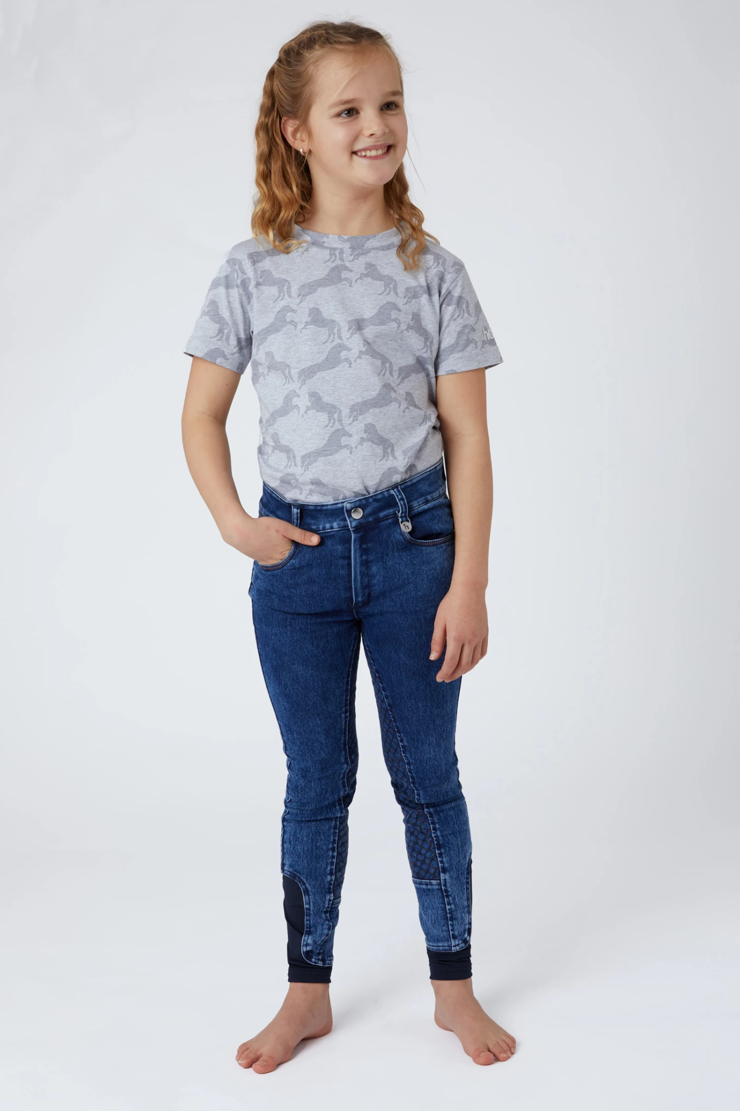 Horze Micky Kids Printed Organic Cotton T-Shirt