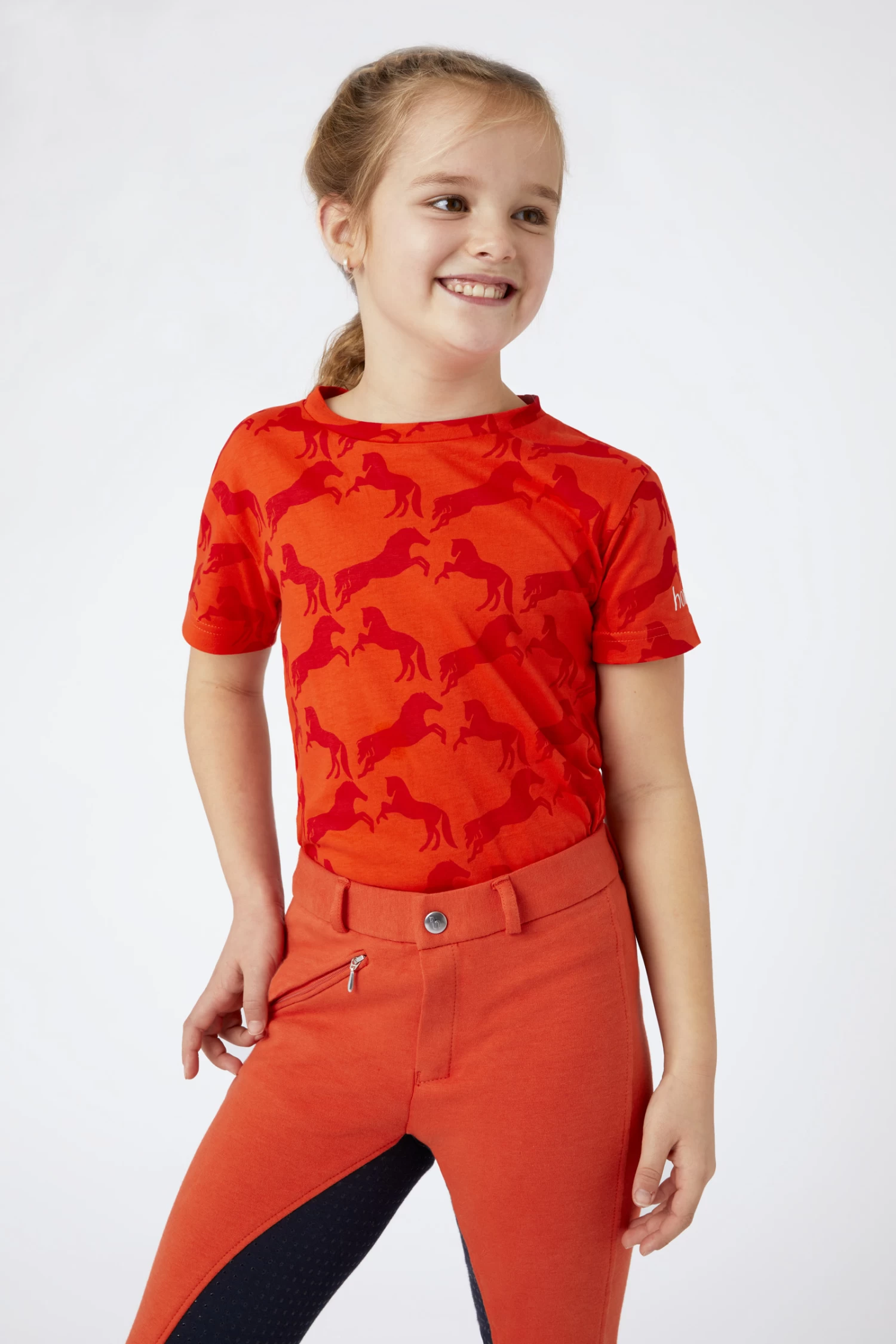 Horze Micky Kids Printed Organic Cotton T-Shirt