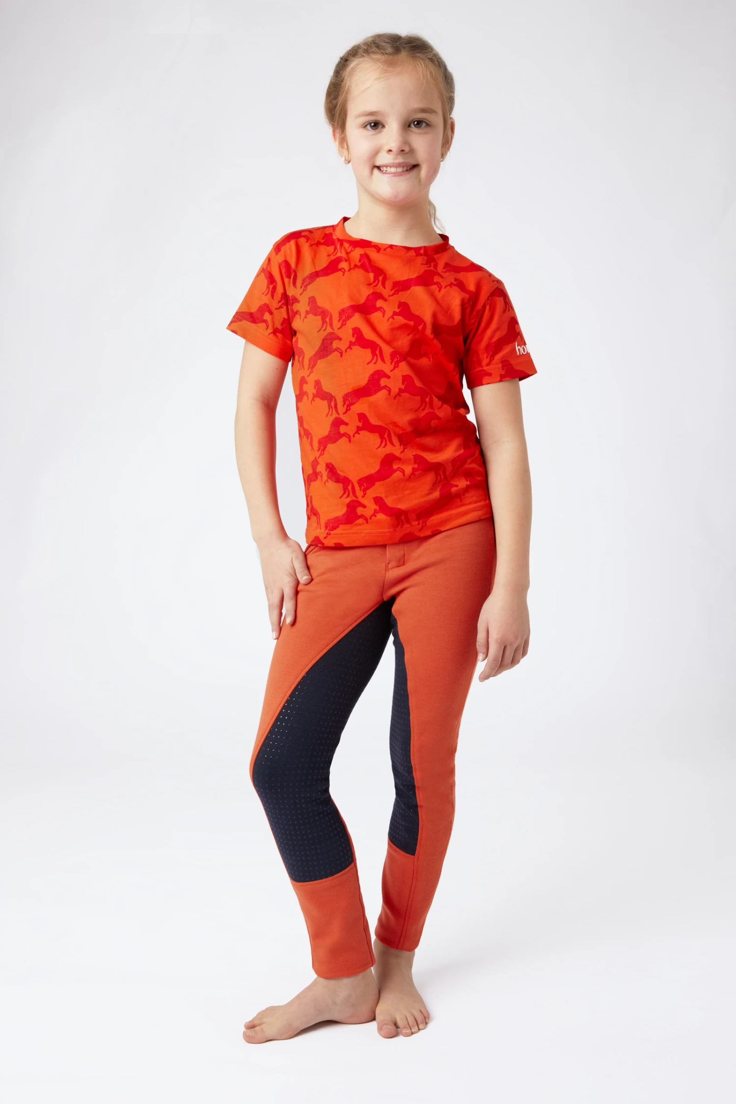 Horze Micky Kids Printed Organic Cotton T-Shirt