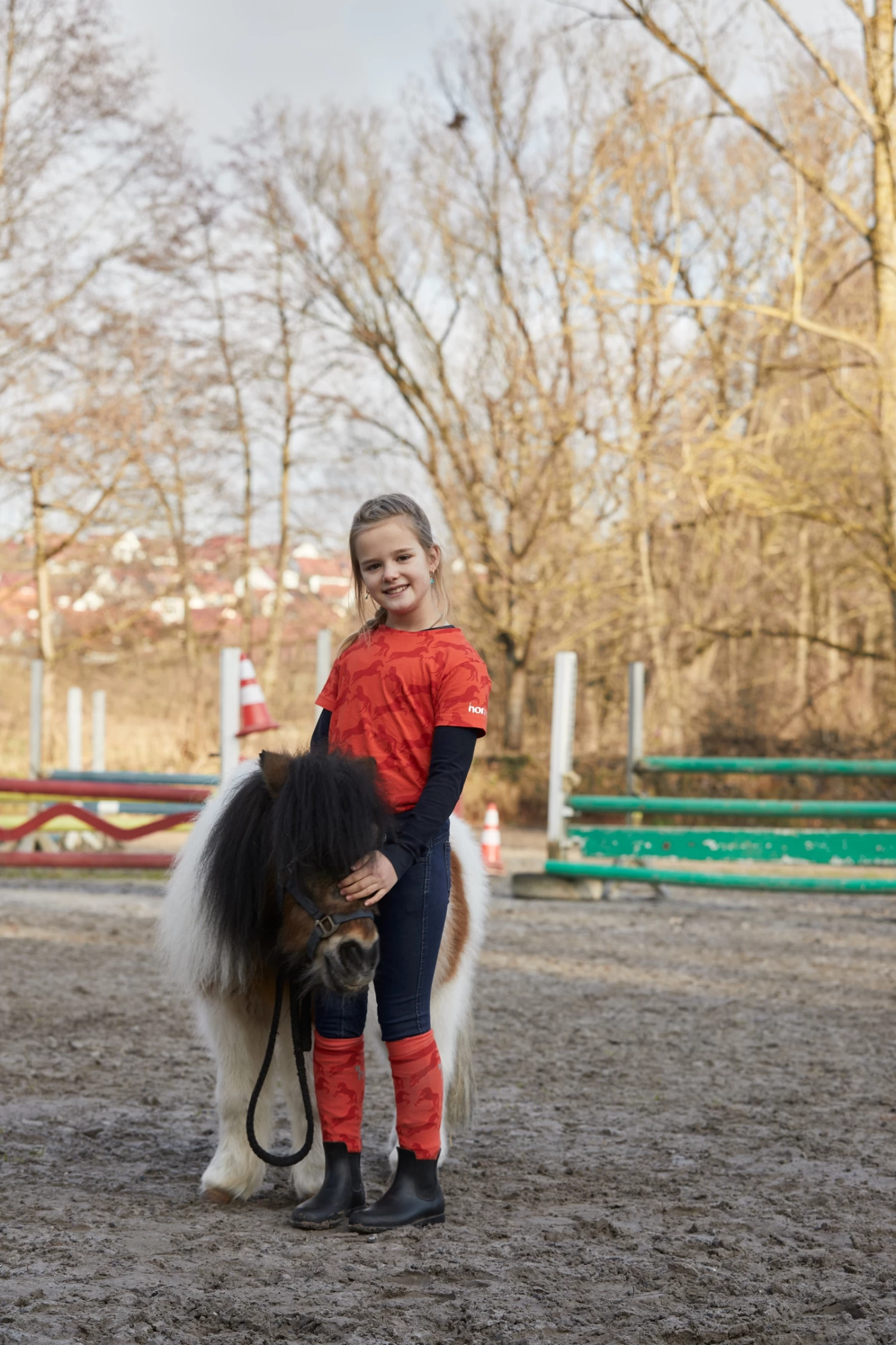 Horze Micky Kids Printed Organic Cotton T-Shirt