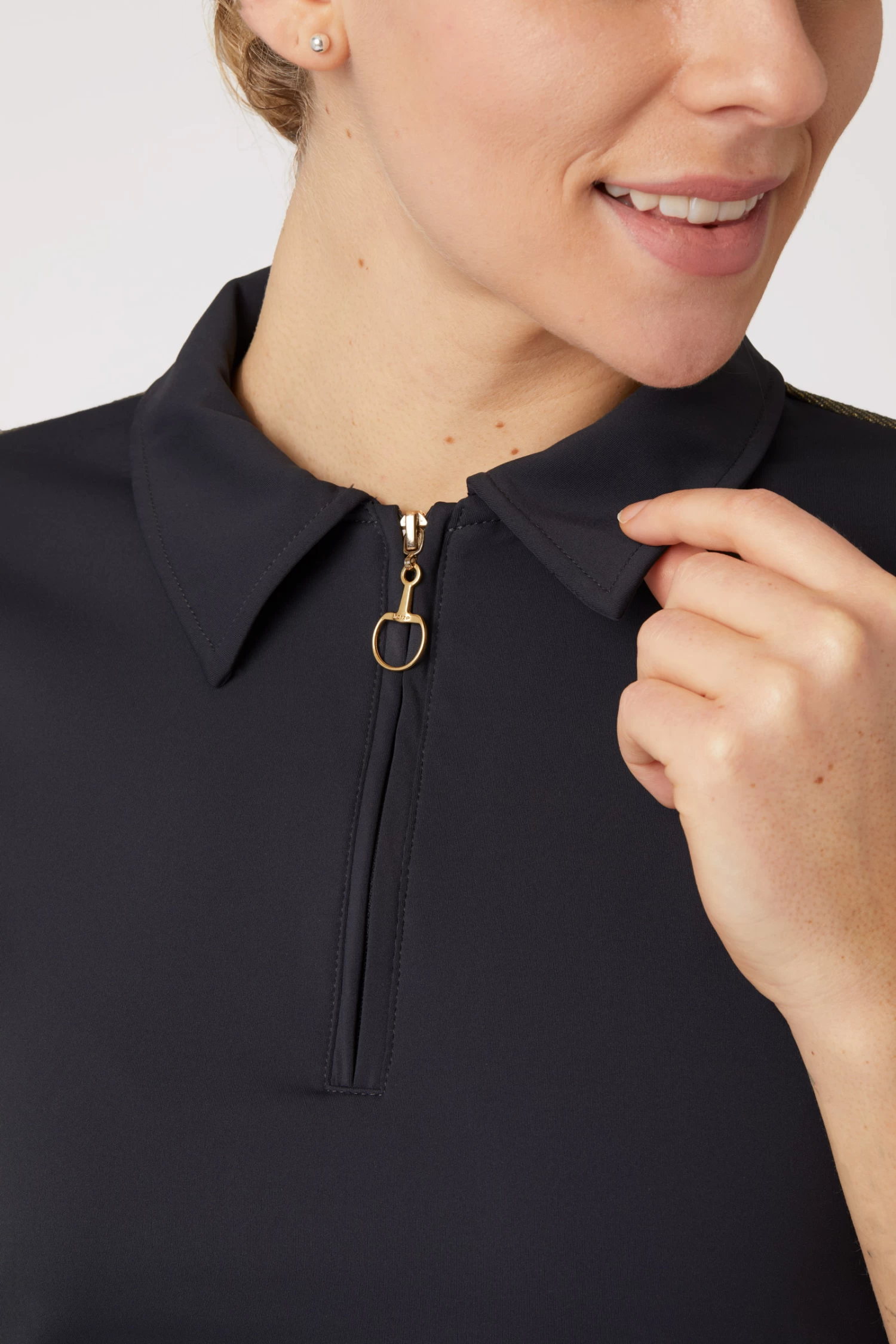 Horze Sagira Women's Training Shirt with Gold Back