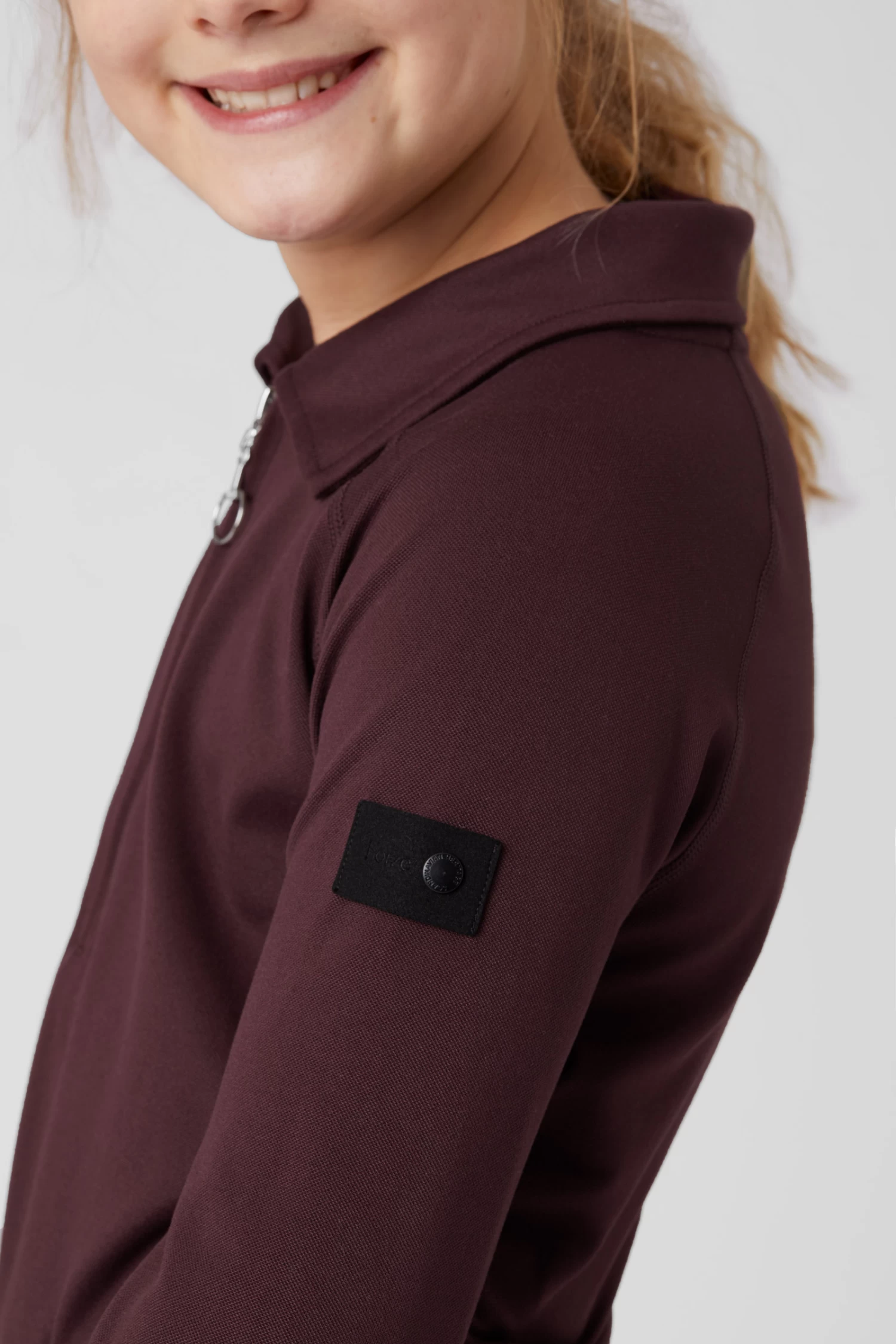 Horze Tiana Kids Polo Shirt with Long Sleeves