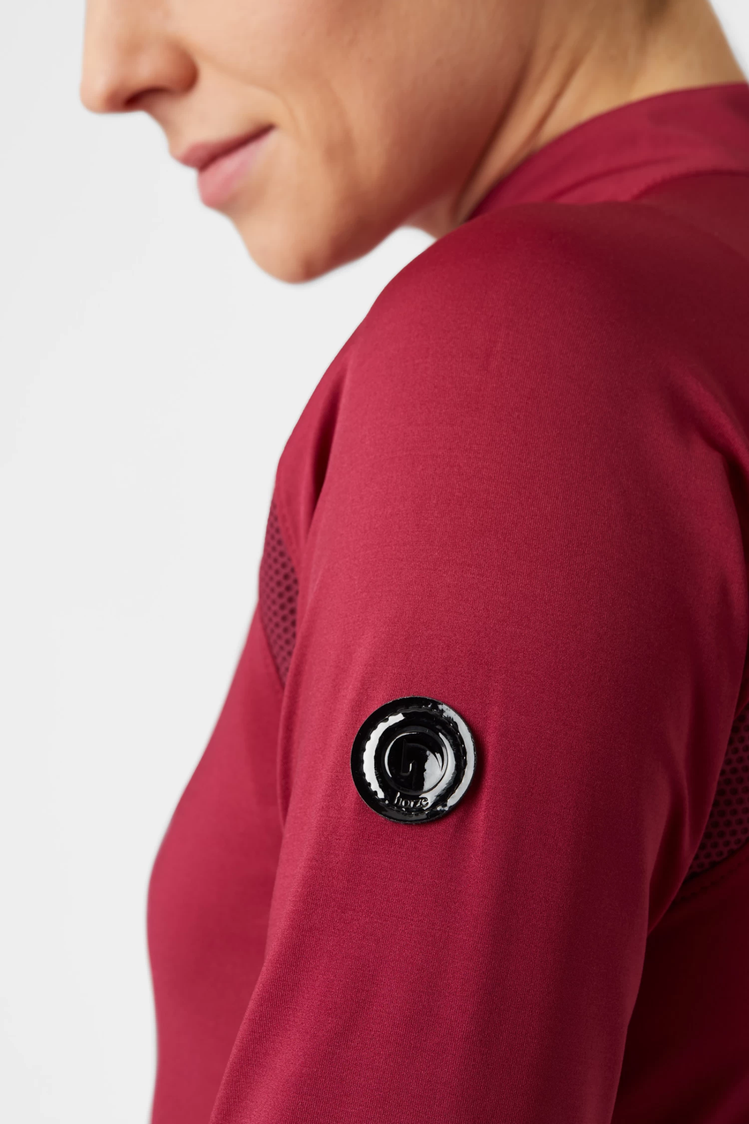 Horze Mia Women's Long Sleeve Training Shirt with Mesh Panels