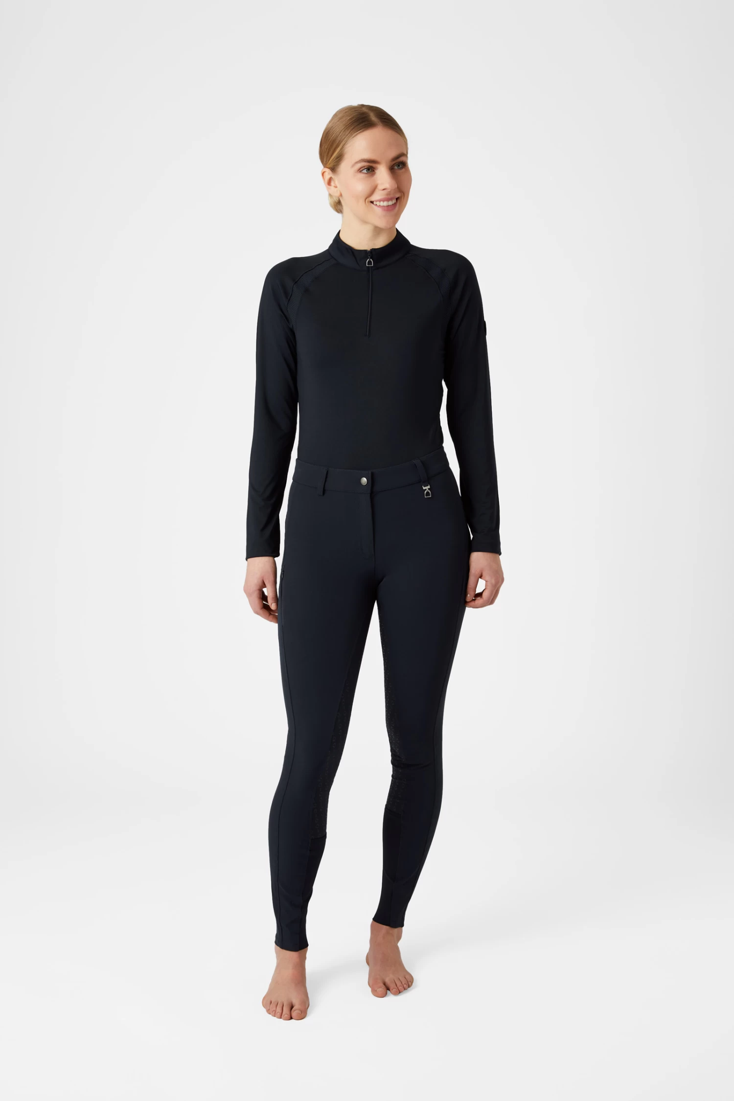 Horze Mia Women's Long Sleeve Training Shirt with Mesh Panels