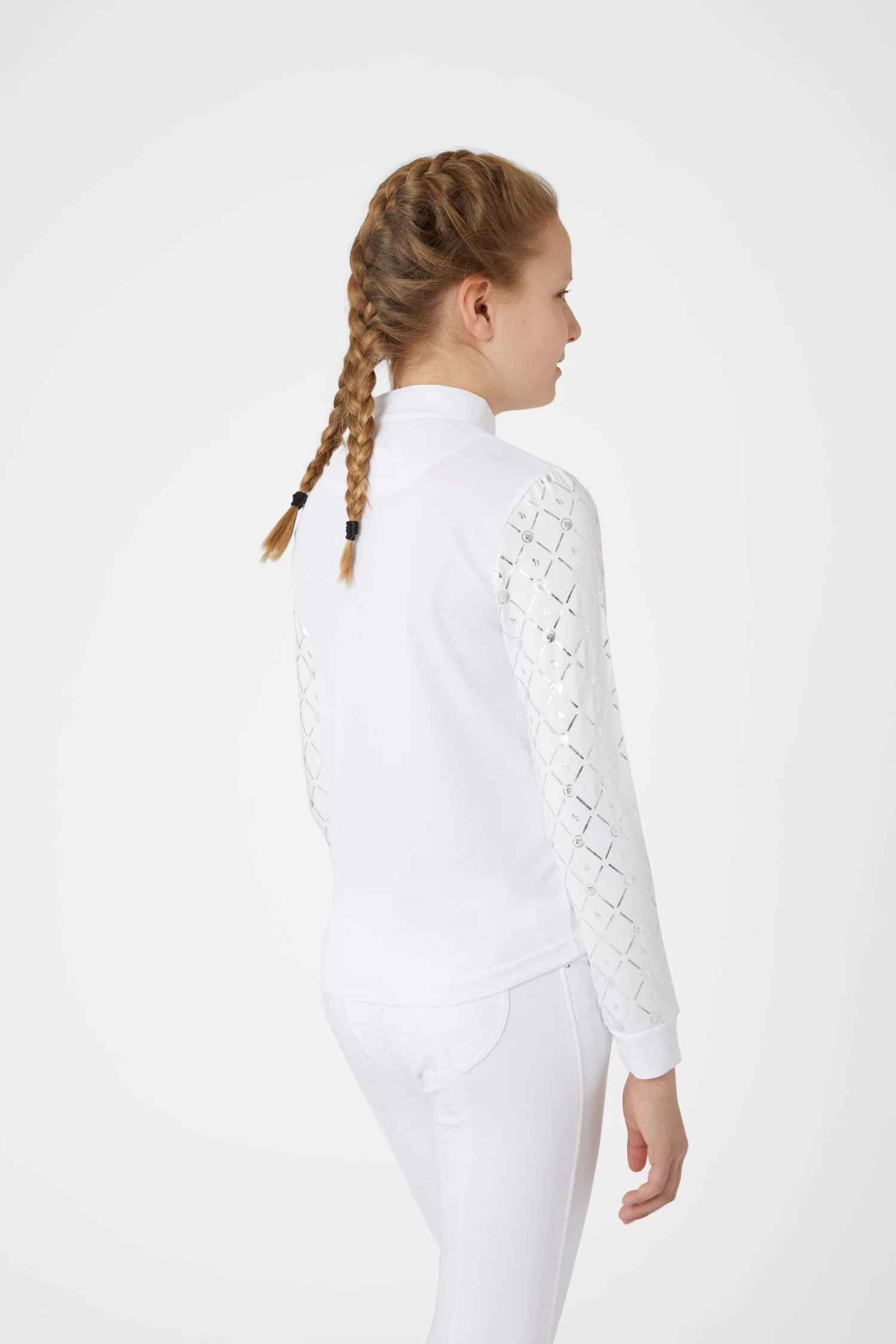 Horze Fia Kids Training/Show Shirt with Long Sleeves