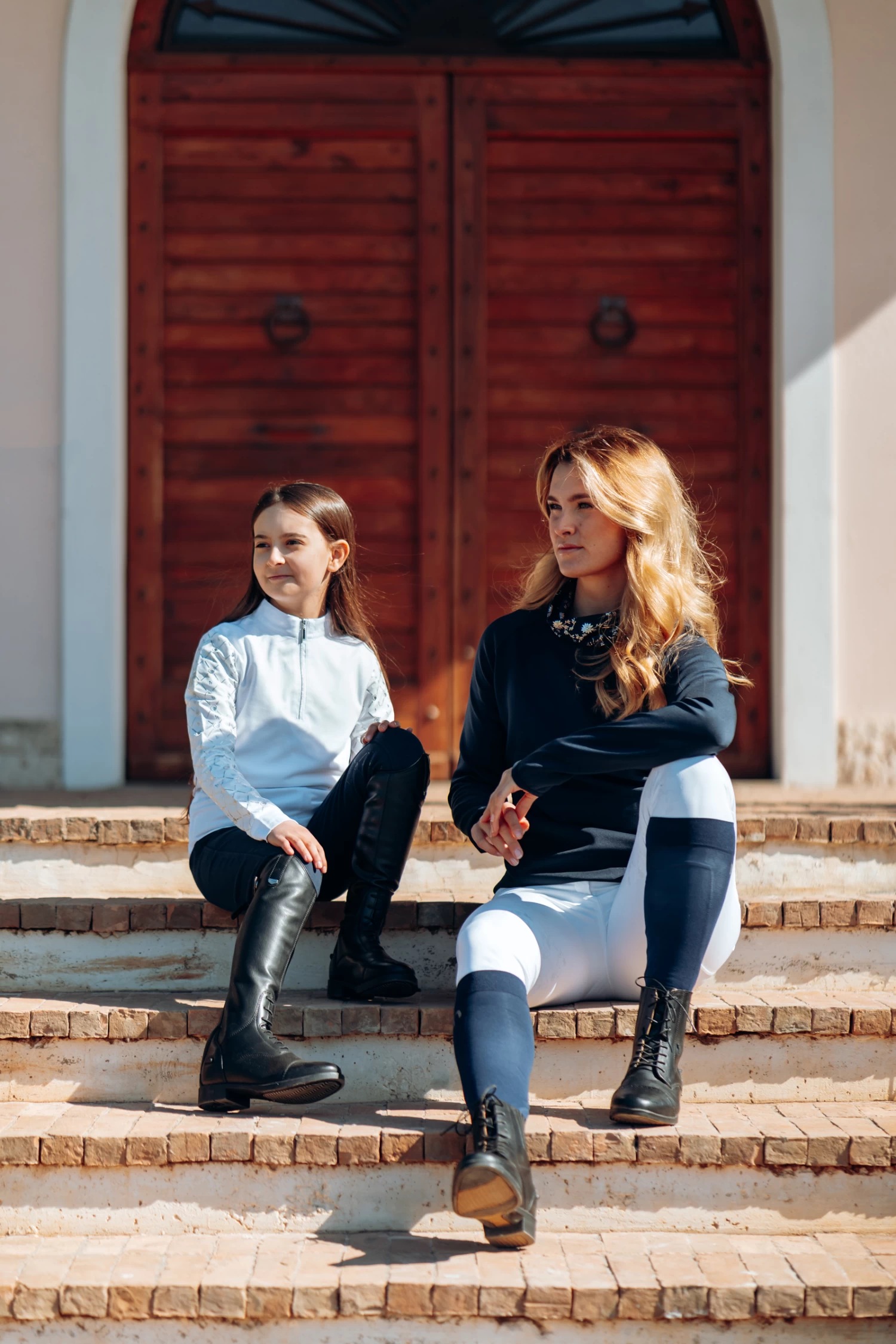 Horze Fia Kids Training/Show Shirt with Long Sleeves