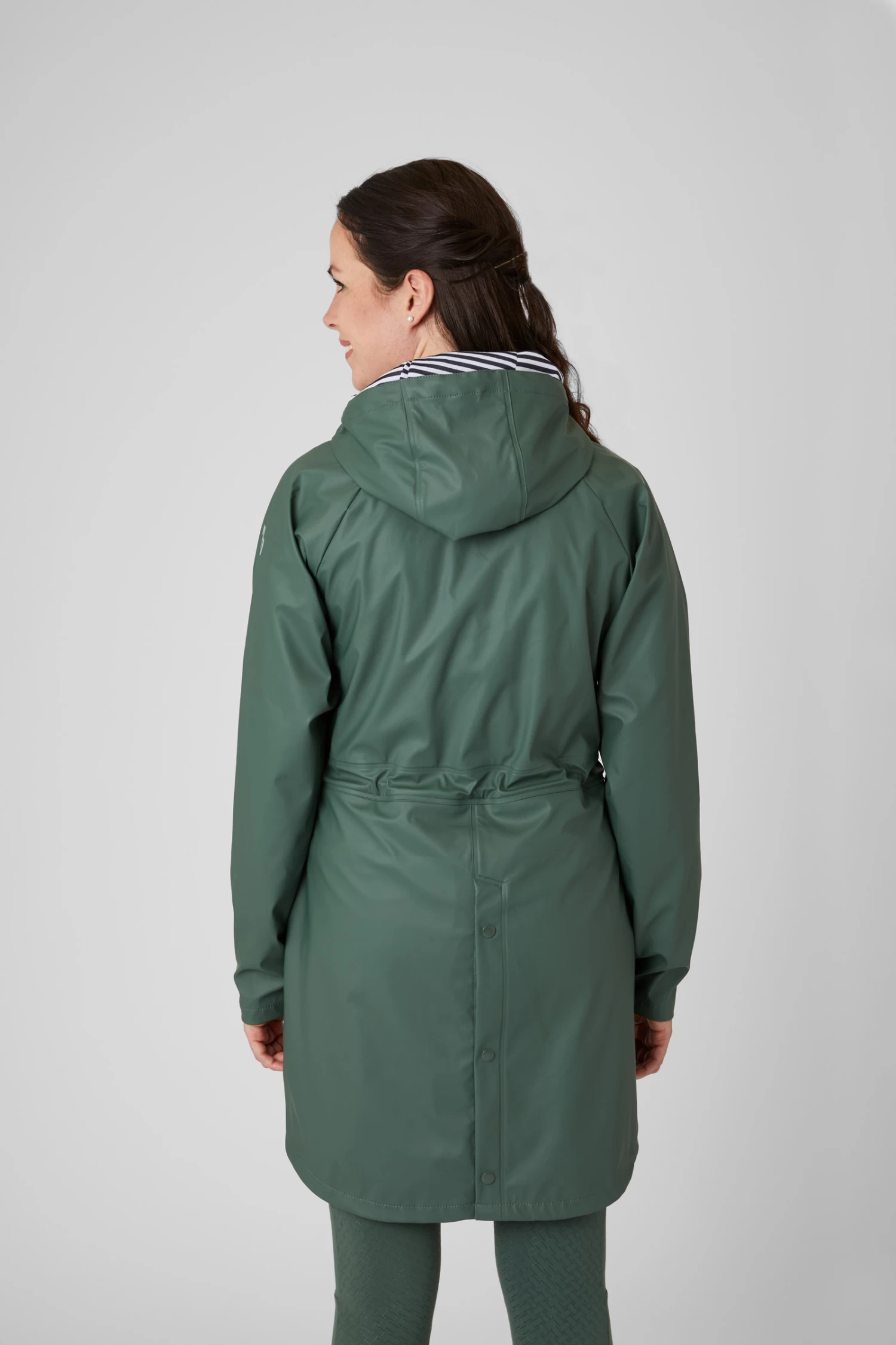 Horze Dania Women's PU Rain Coat with Jersey Lining