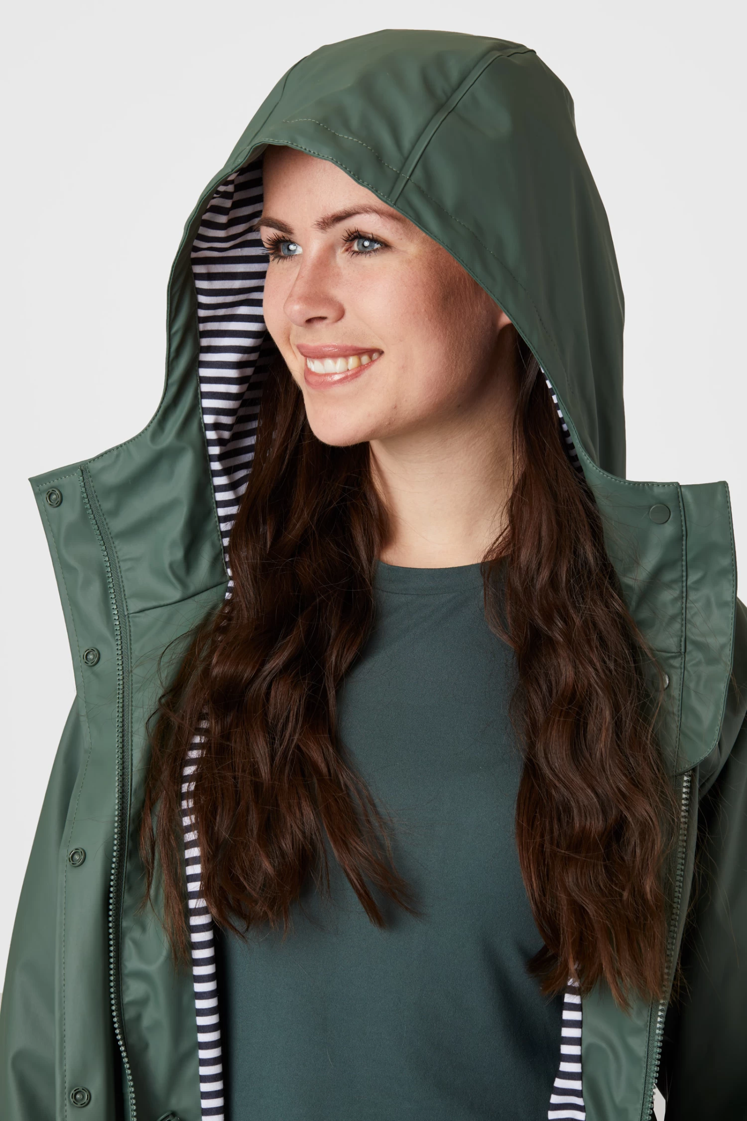 Horze Dania Women's PU Rain Coat with Jersey Lining