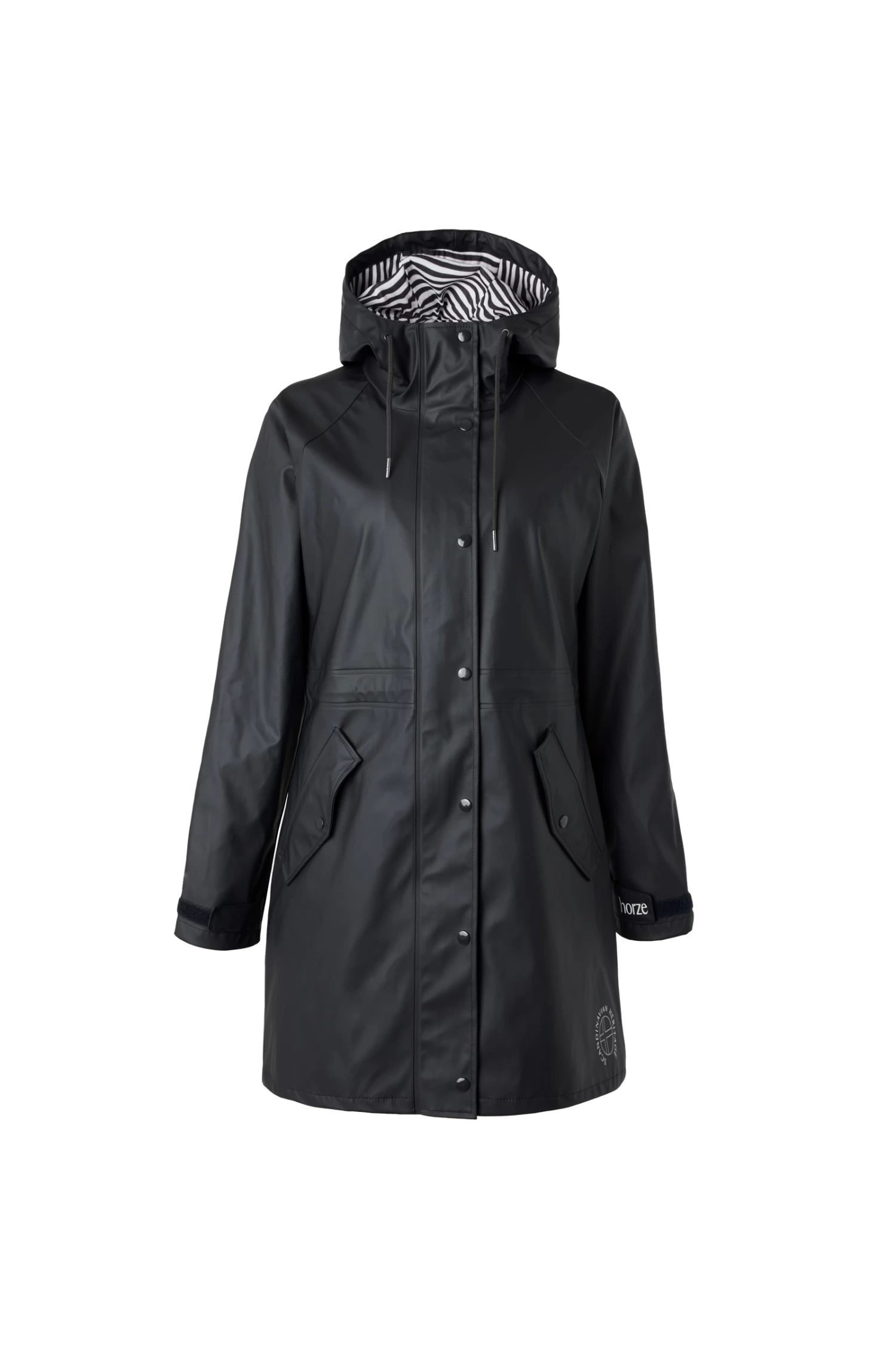 Horze Dania Women's PU Rain Coat with Jersey Lining