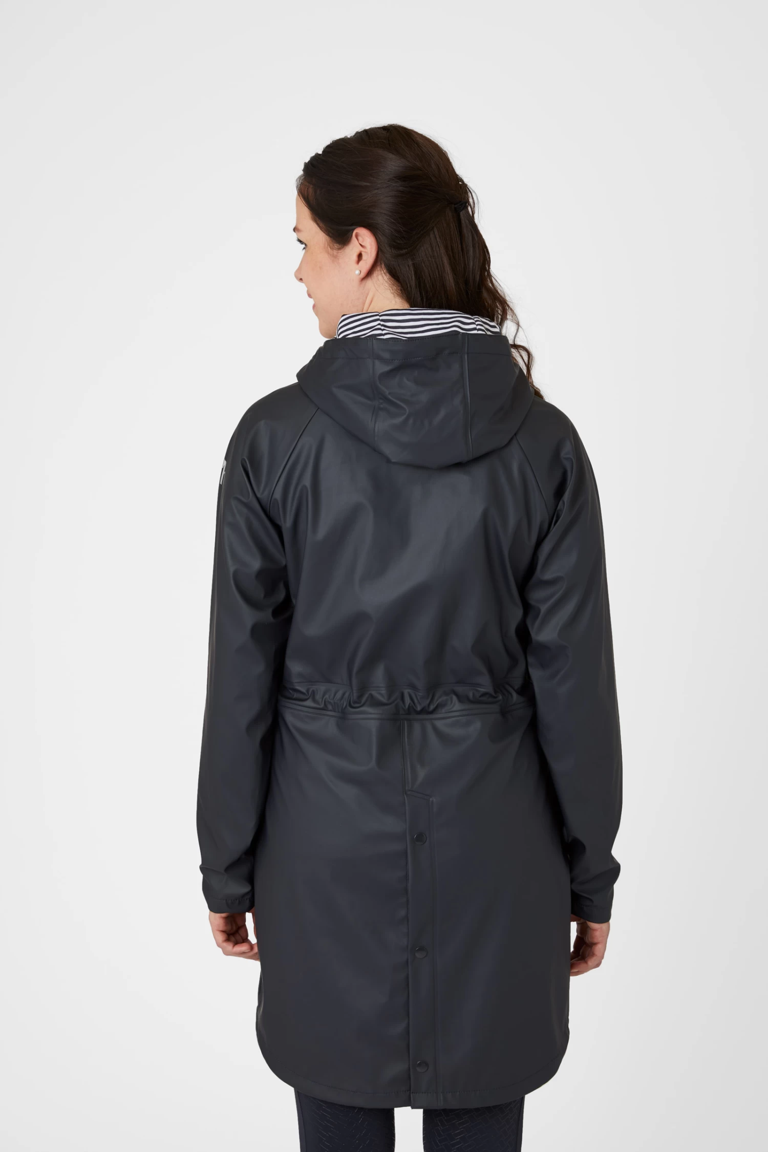 Horze Dania Women's PU Rain Coat with Jersey Lining