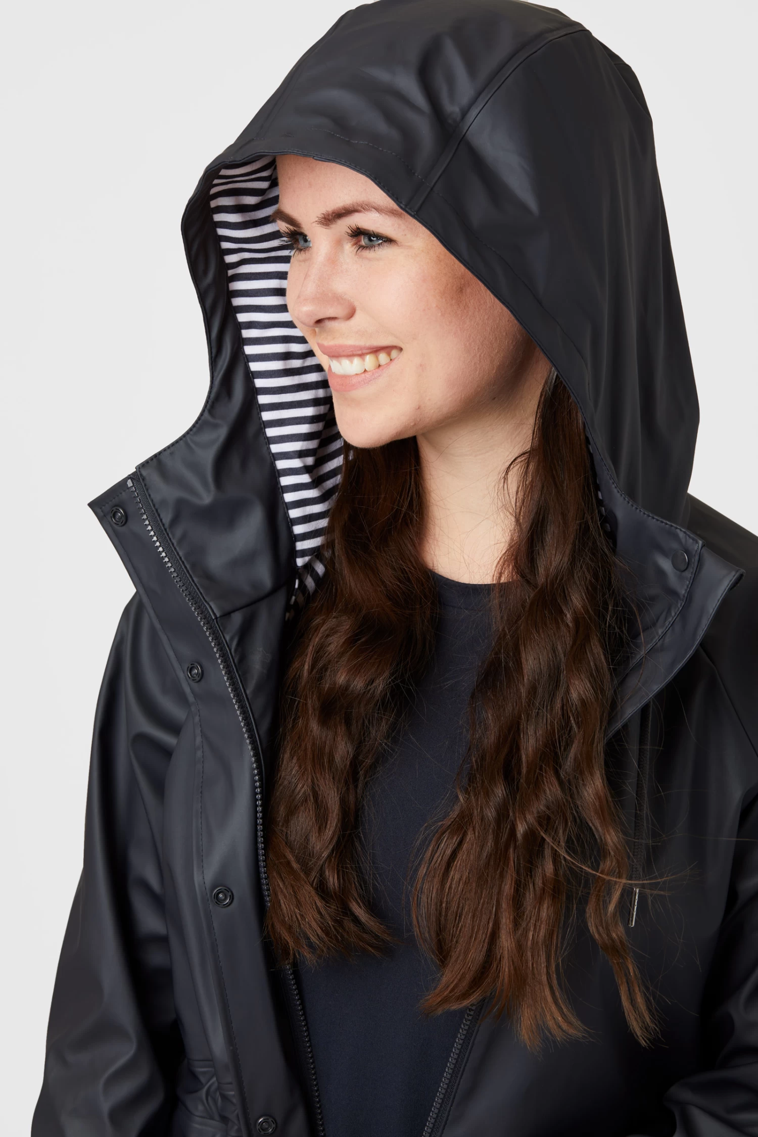 Horze Dania Women's PU Rain Coat with Jersey Lining