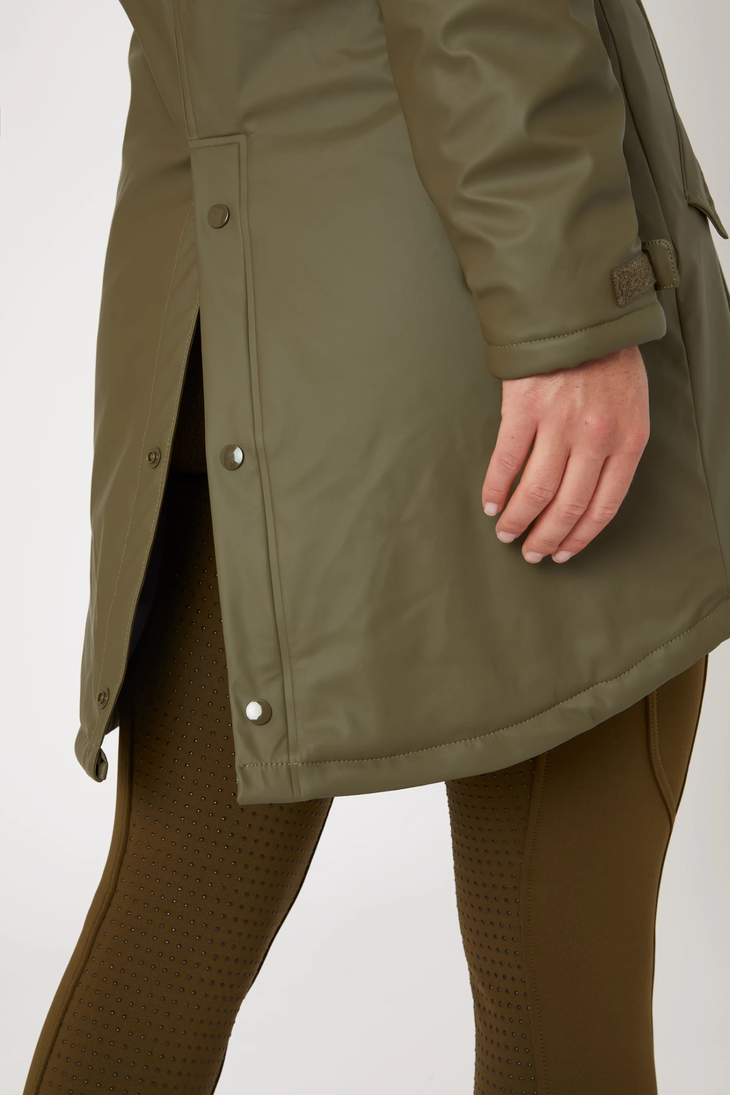 Horze Dania Women's Winter Raincoat with Fleece Lining