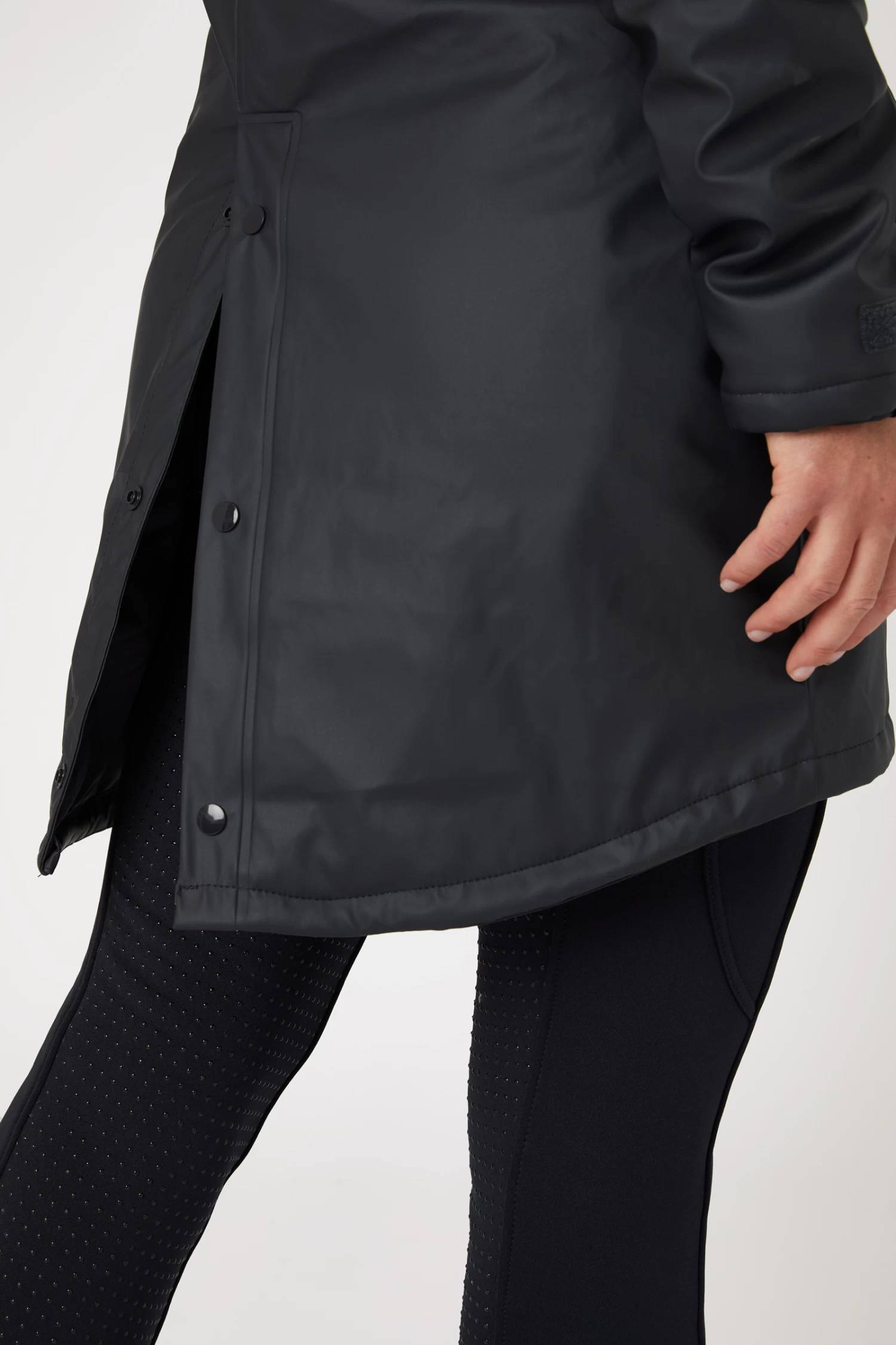 Horze Dania Women's Winter Raincoat with Fleece Lining