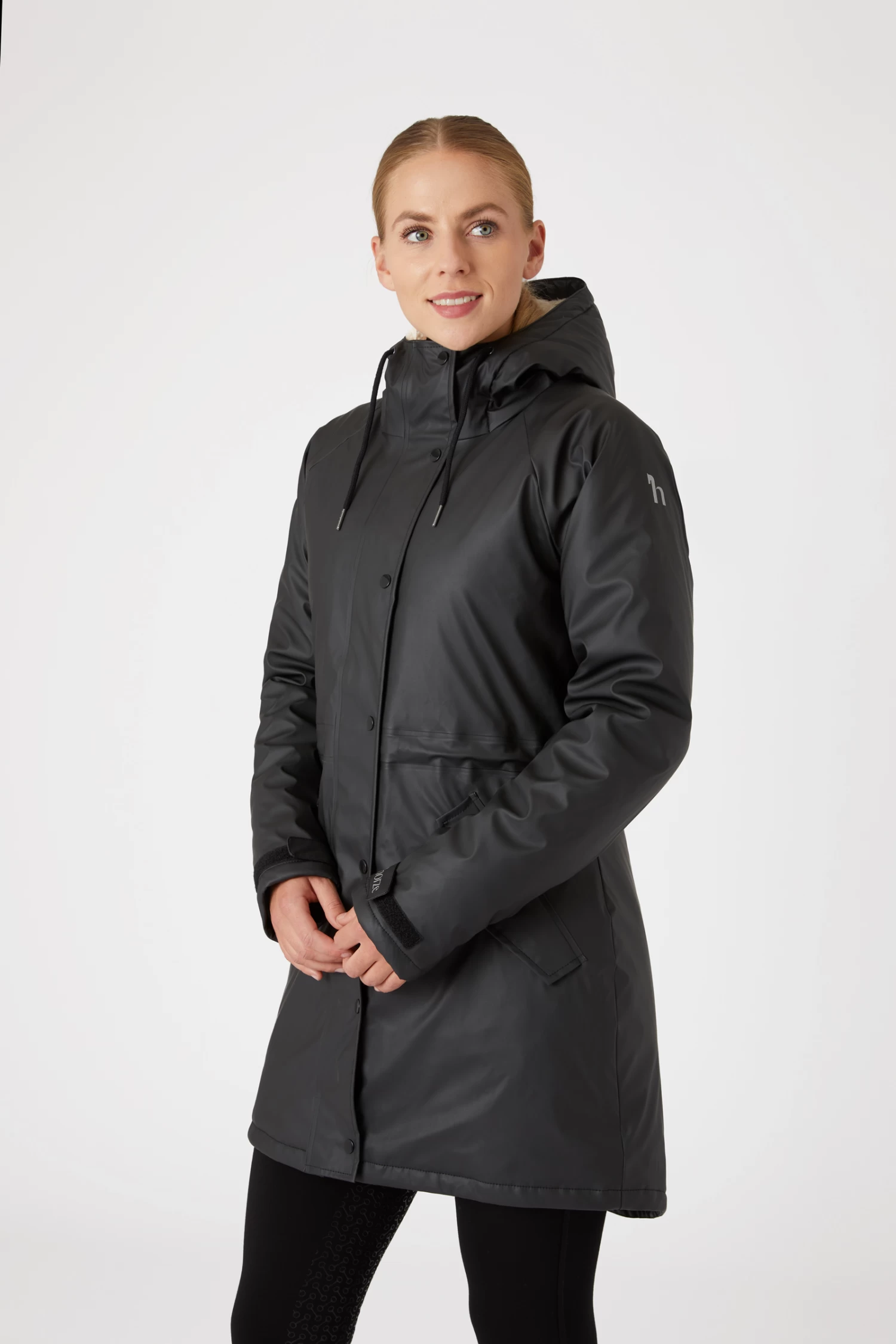 Horze Dania Women's Winter Raincoat with Fleece Lining