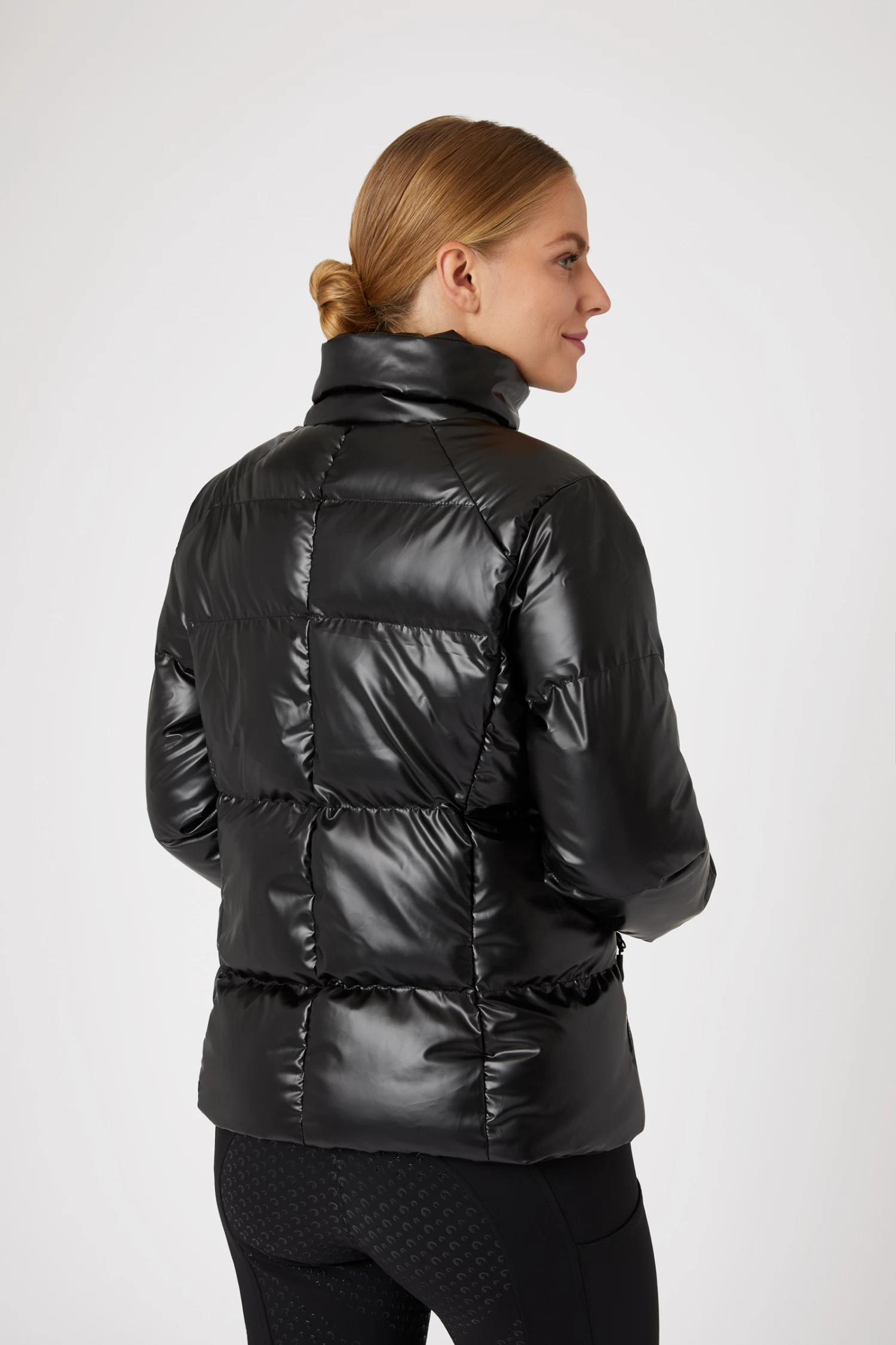 Horze Rianna Women's Shiny Padded Riding Jacket
