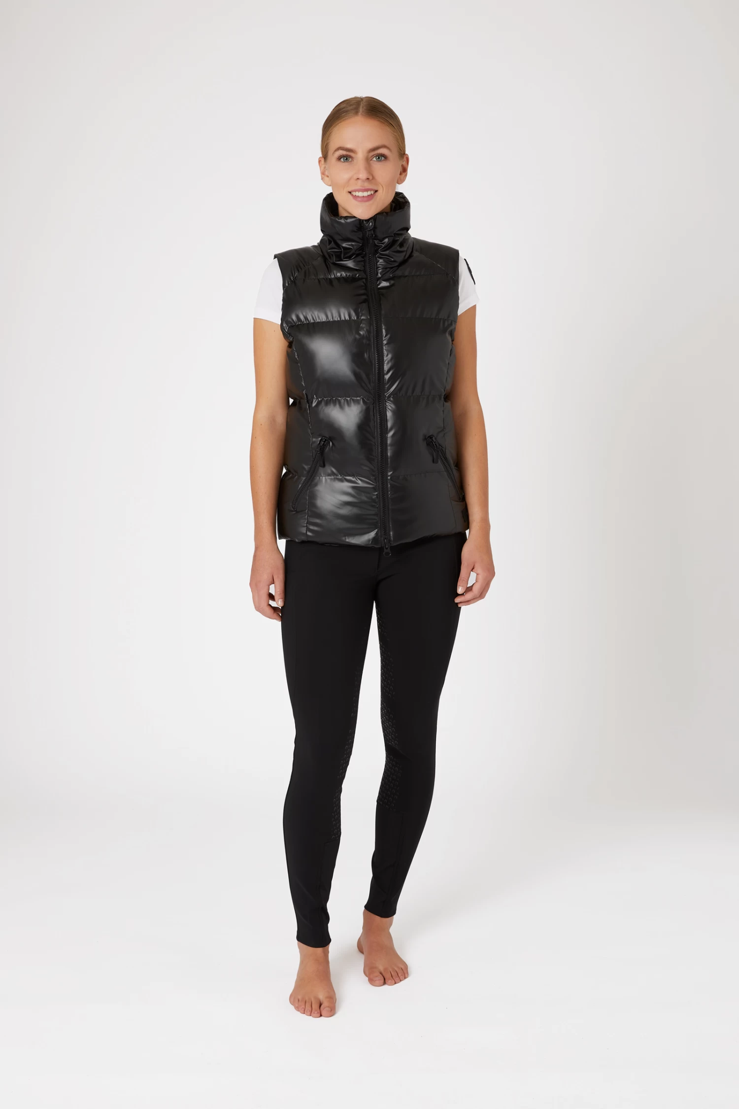 Horze Rianna Women's Shiny Padded Riding Vest