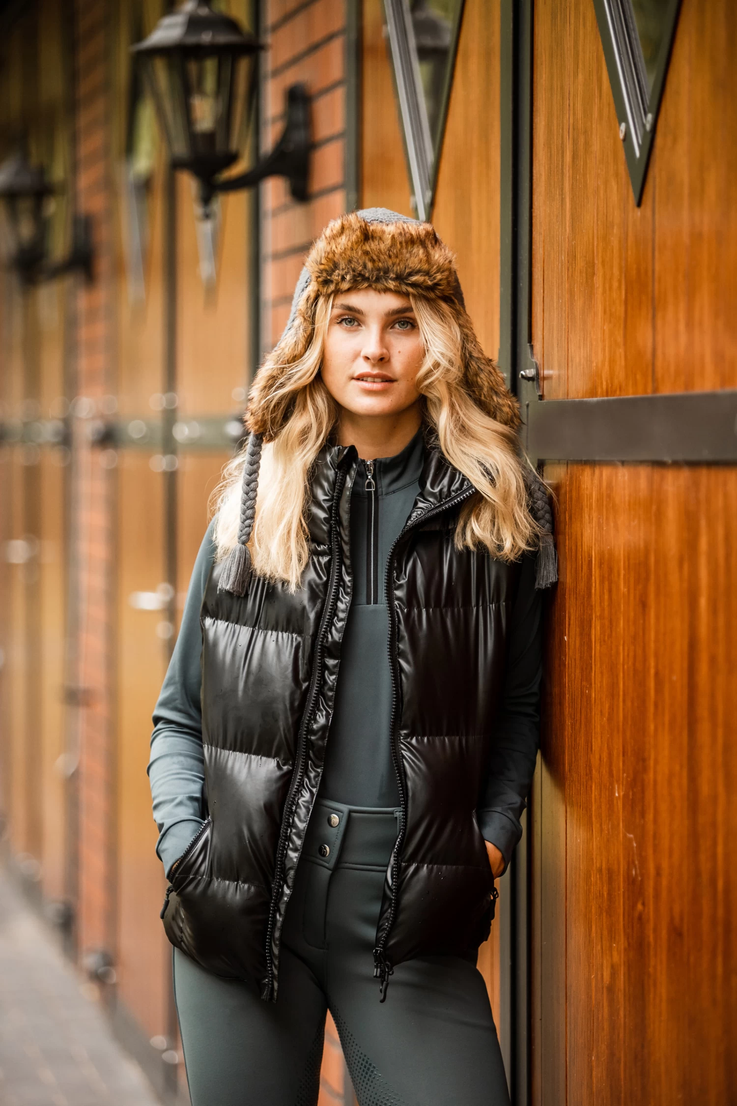 Horze Rianna Women's Shiny Padded Riding Vest