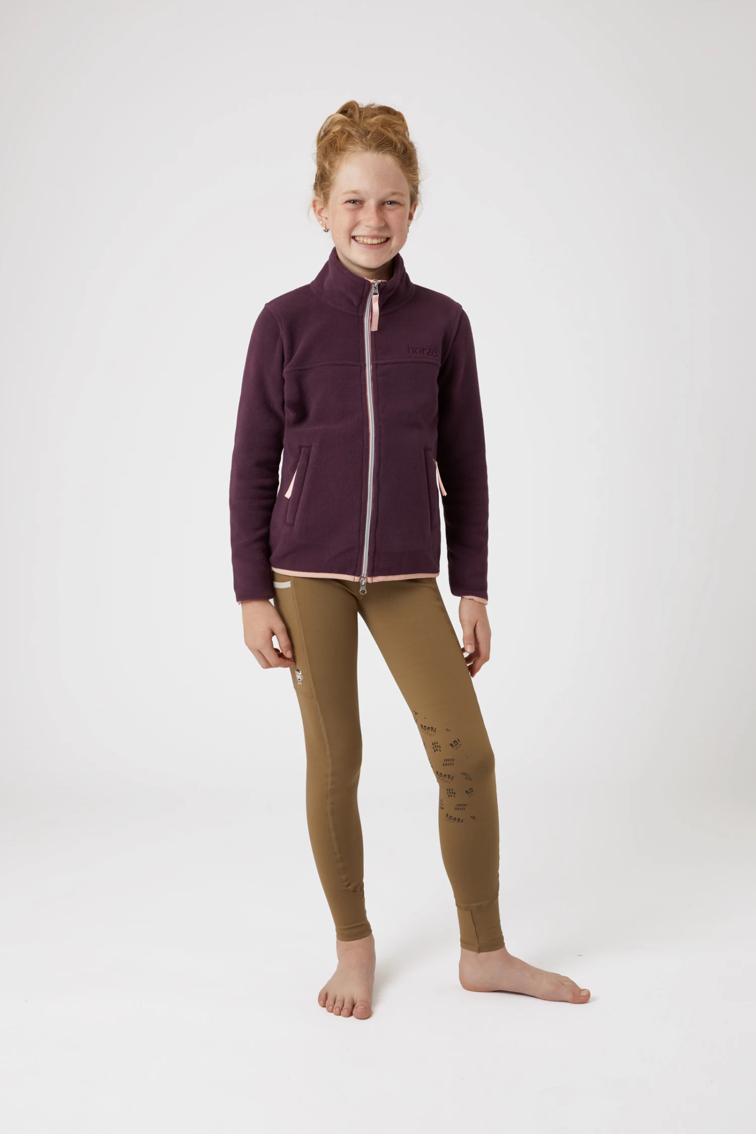 Horze Kids Monster Fleece Riding Riding Jacket