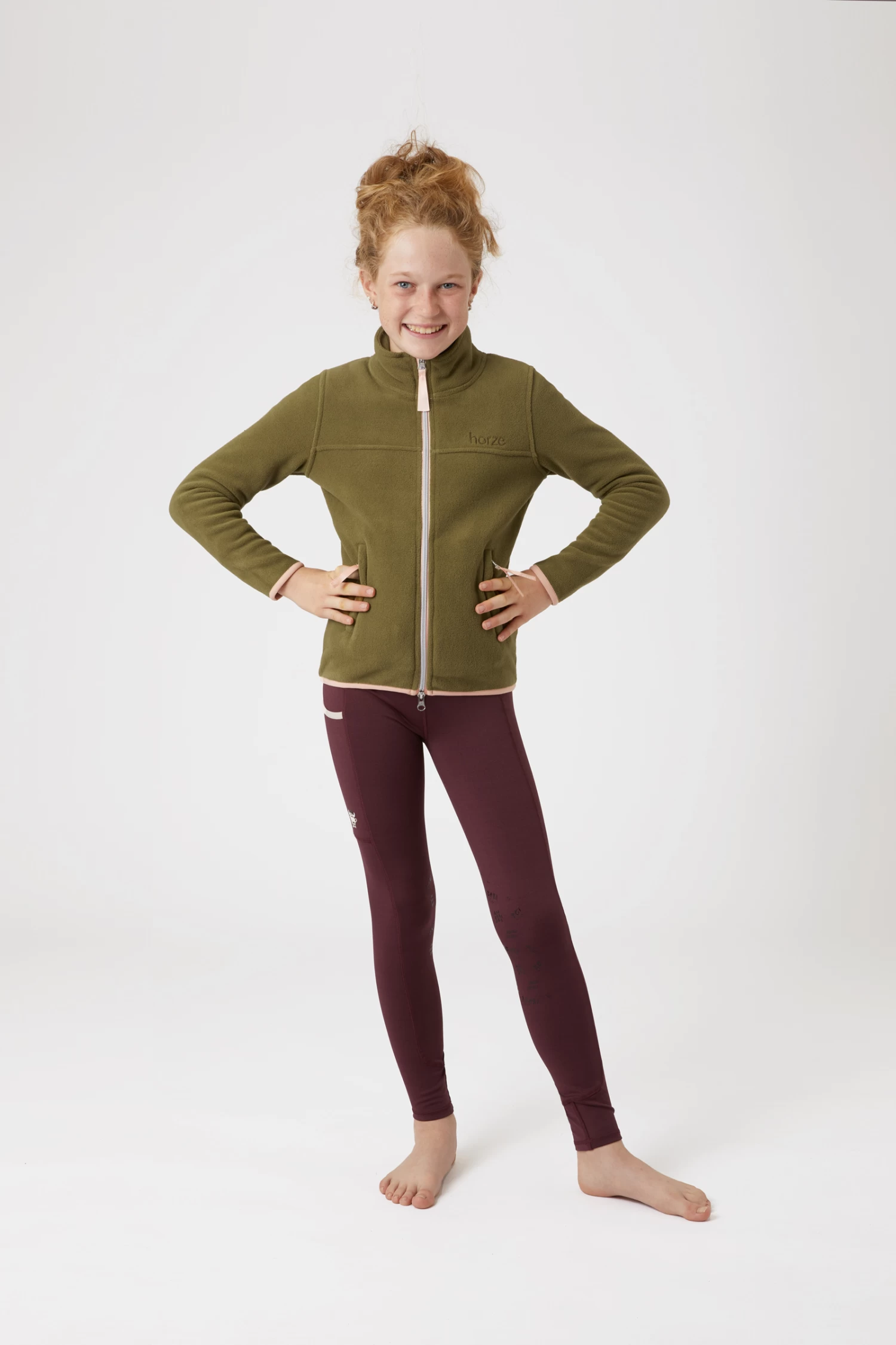 Horze Kids Monster Fleece Riding Riding Jacket