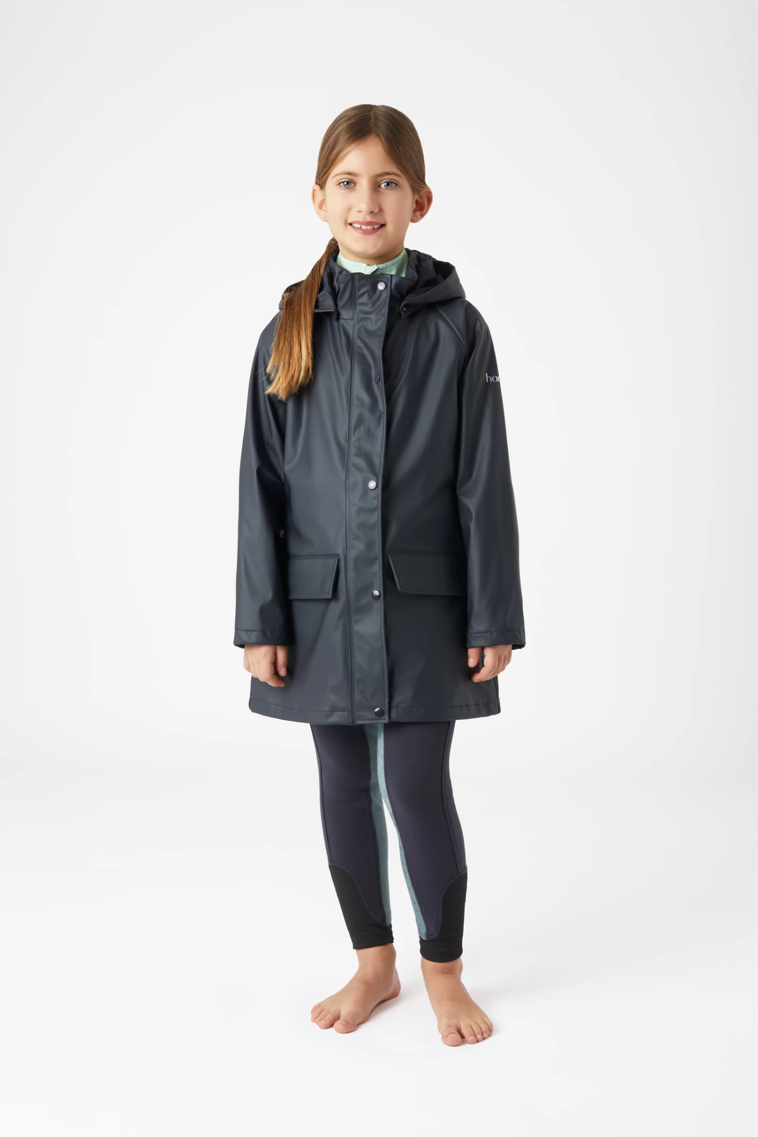 Horze Clara Kids' Rain Riding Jacket