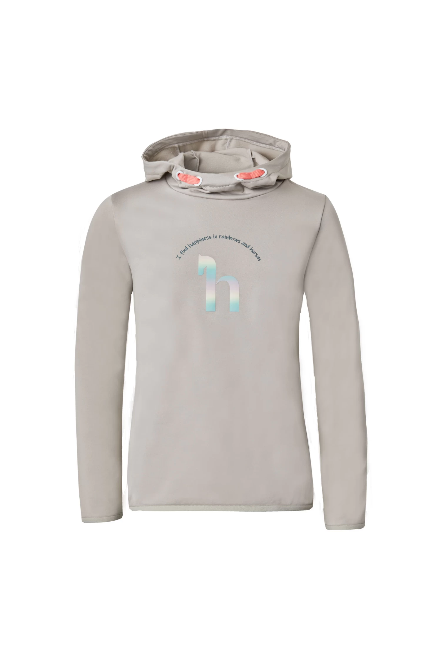 Horze Chloe Kids' Functional Hoodie with Logo Print