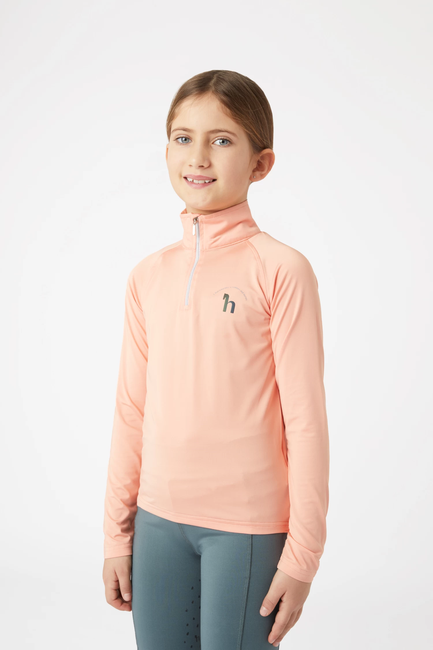 Horze Lola Kids' Functional Training Shirt with Long Sleeves