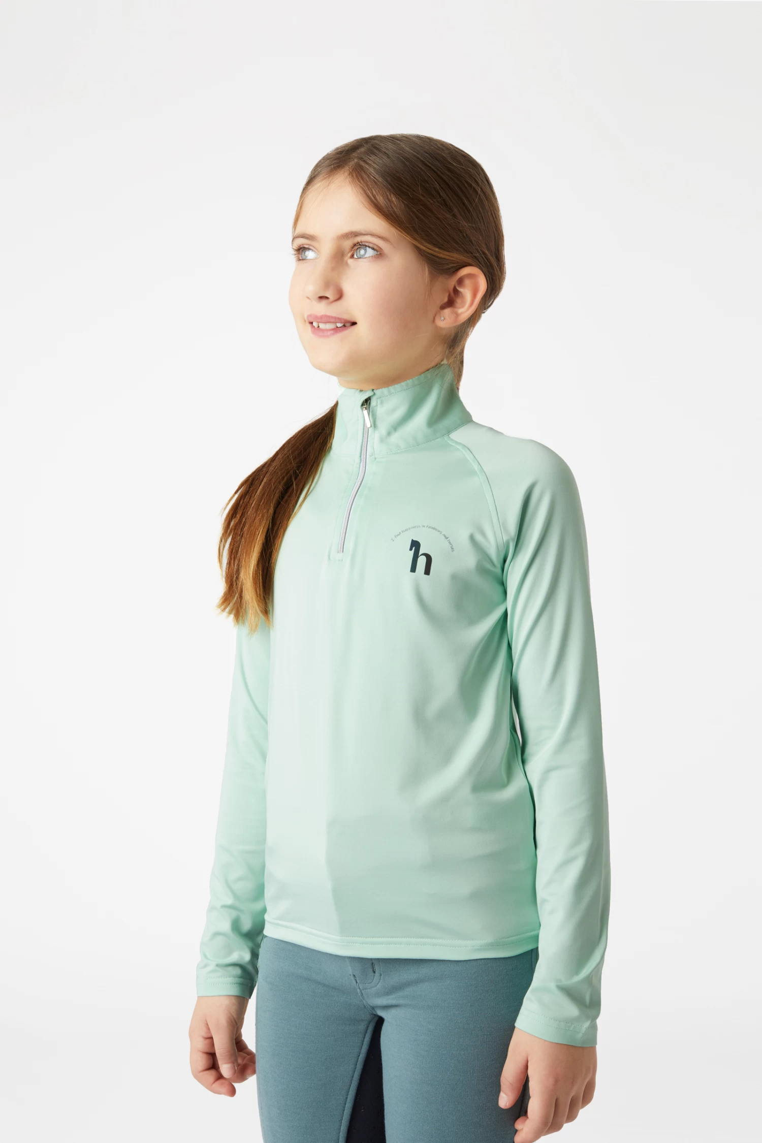 Horze Lola Kids' Functional Training Shirt with Long Sleeves