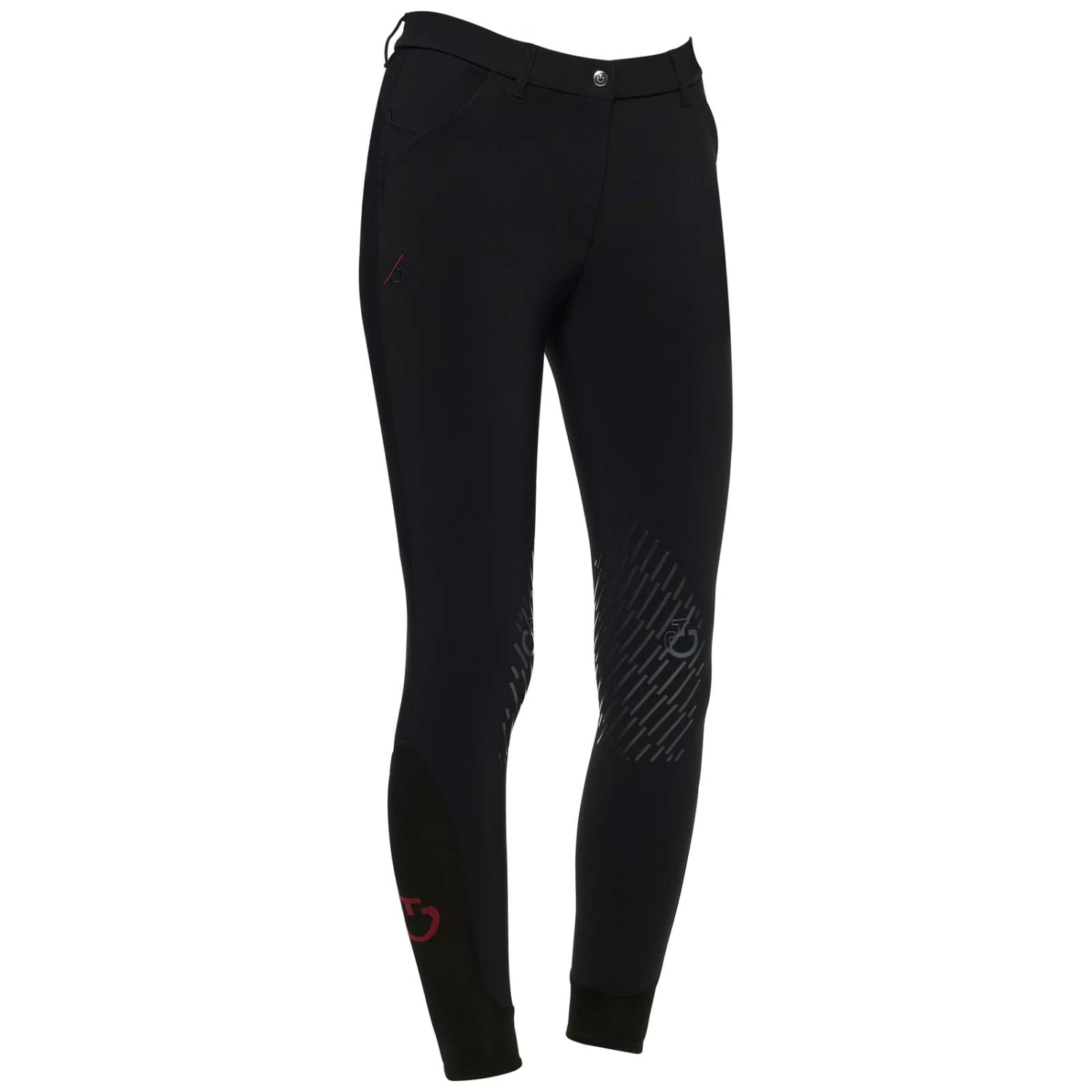 Cavalleria Toscana CT Team Red Stripe Women's Kneegrip Breeches