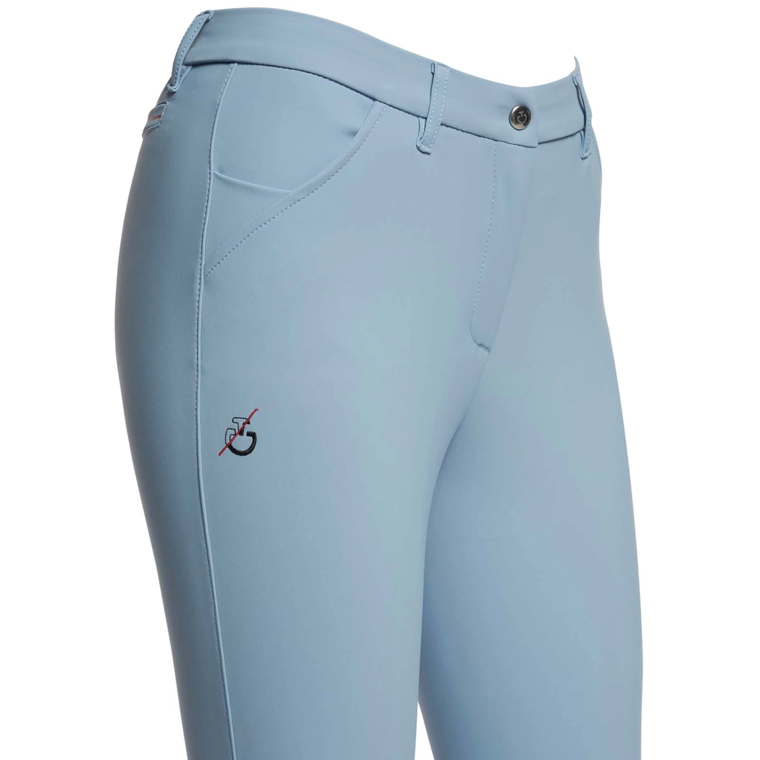 Cavalleria Toscana CT Team Red Stripe Women's Kneegrip Breeches