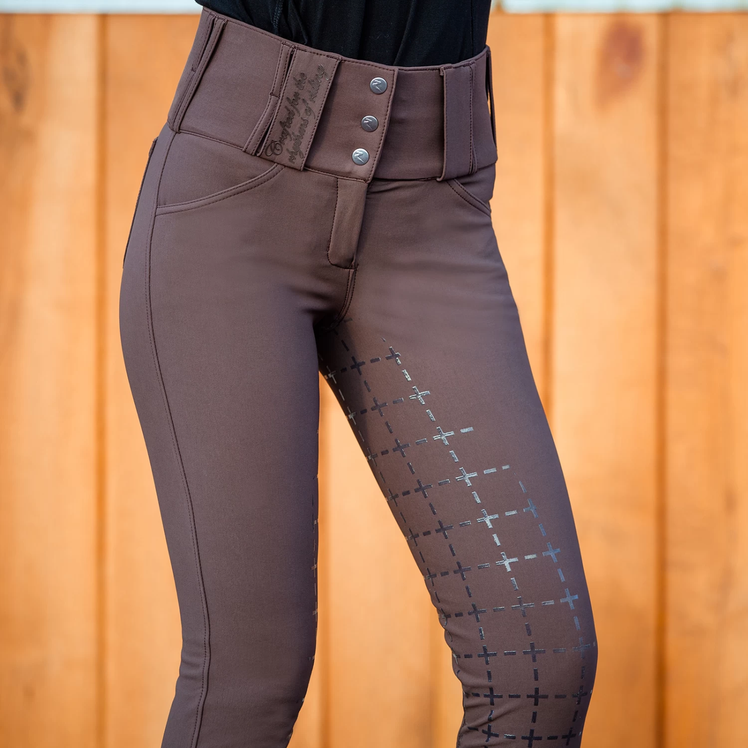 Horze Desiree Women's Silicone Full Seat Breeches belt loops