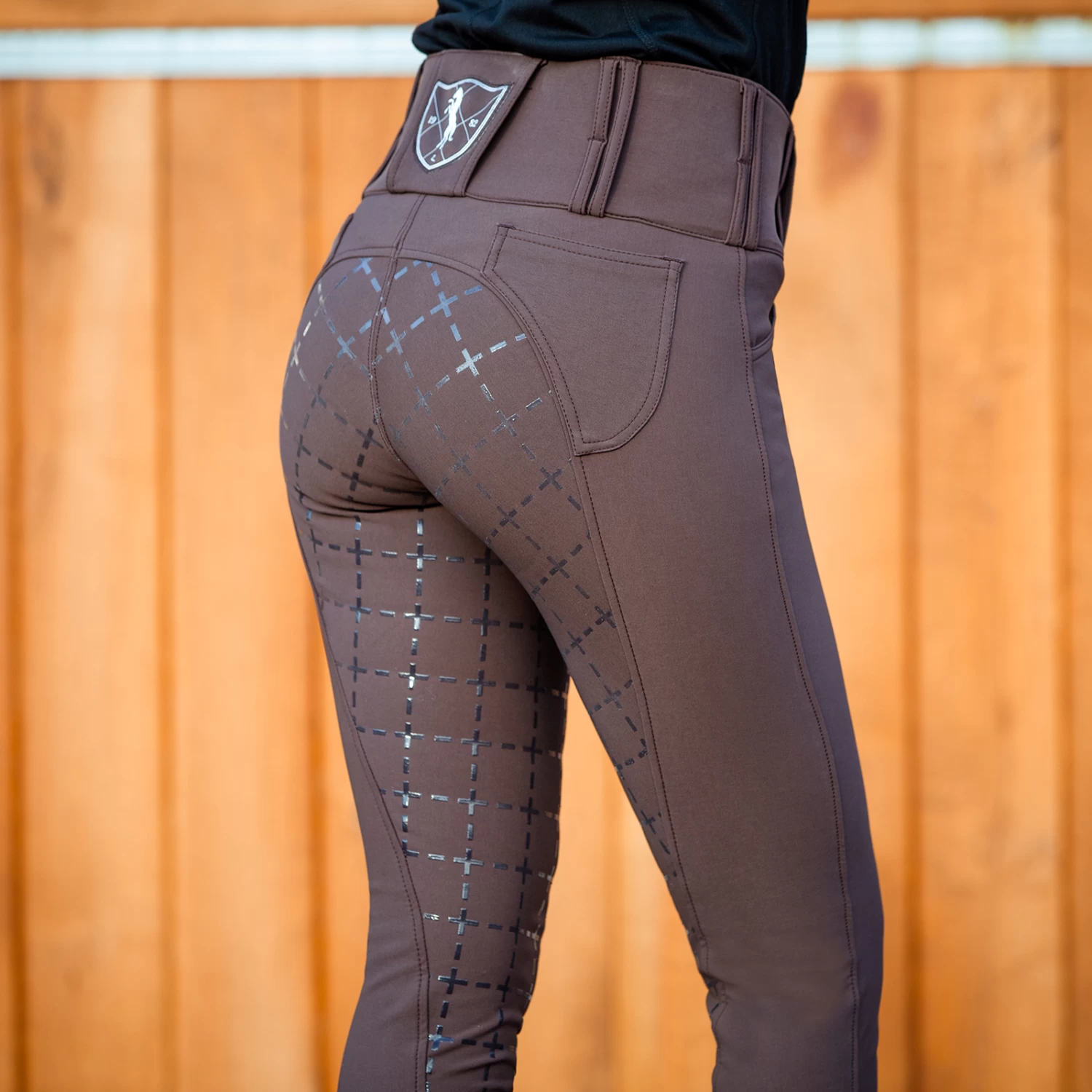 Horze Desiree Women's Silicone Full Seat Breeches belt loops