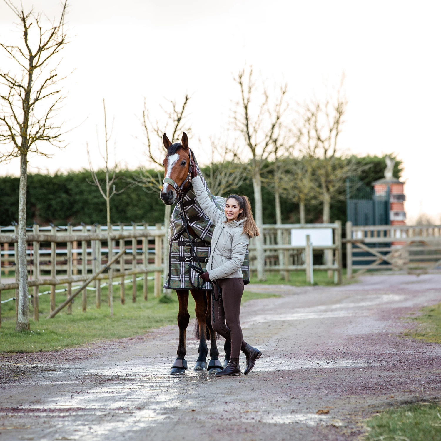 Horze Desiree Women's Silicone Full Seat Breeches belt loops