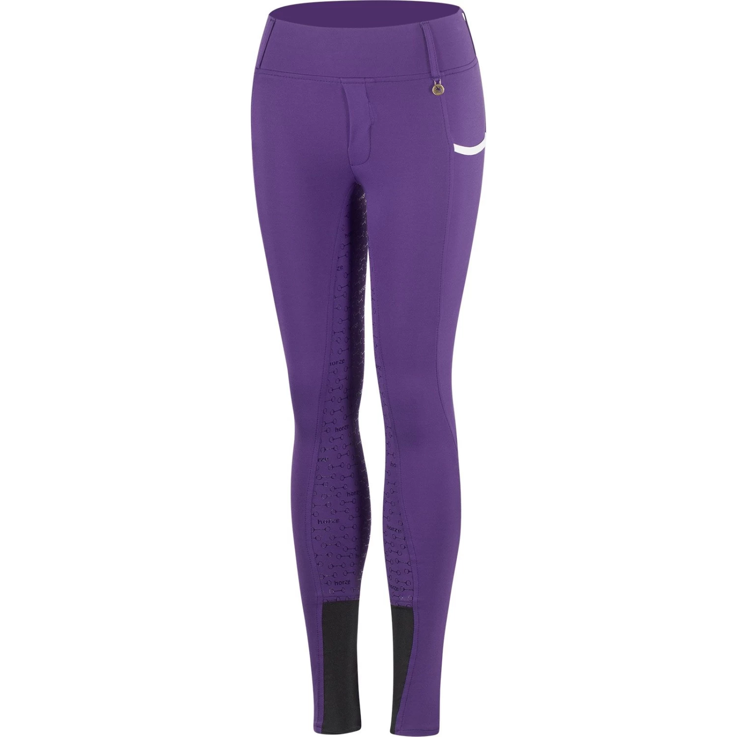 Horze Lucinda Kids High Waist Silicone Full Seat Tights