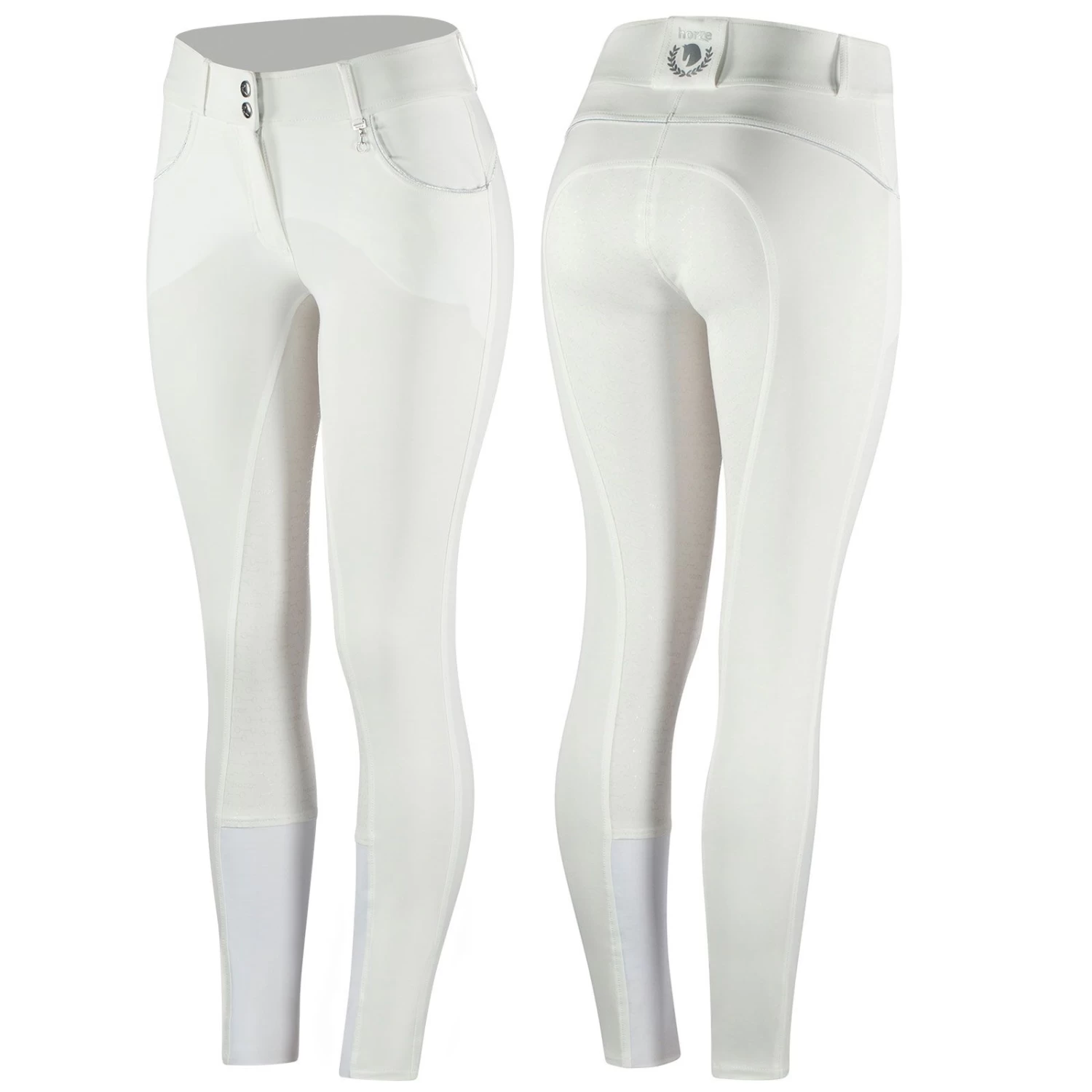 Horze Aubrey Women's High Waist Breeches with Silicone Full Seat