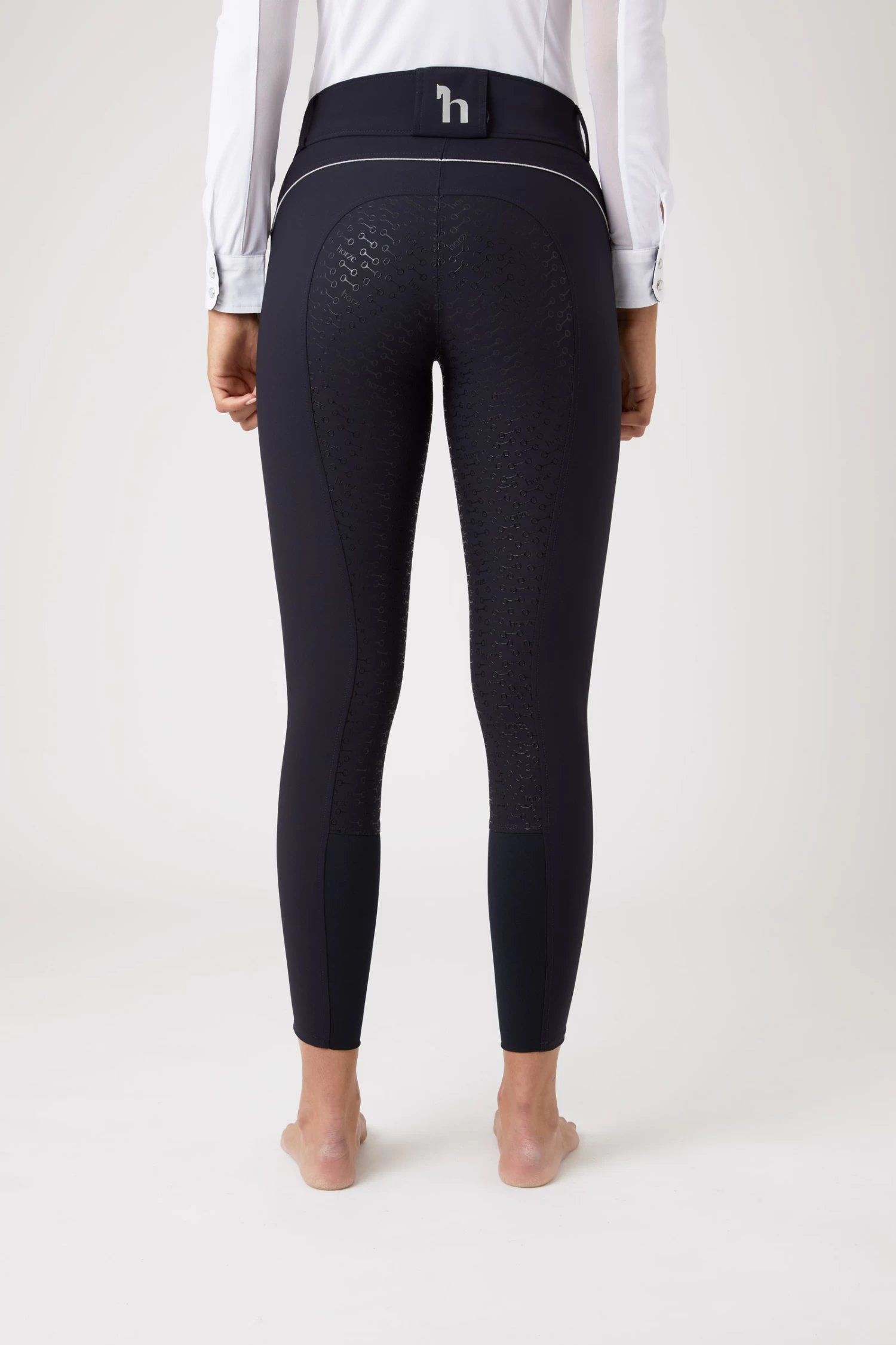 Horze Aubrey Women's High Waist Breeches with Silicone Full Seat